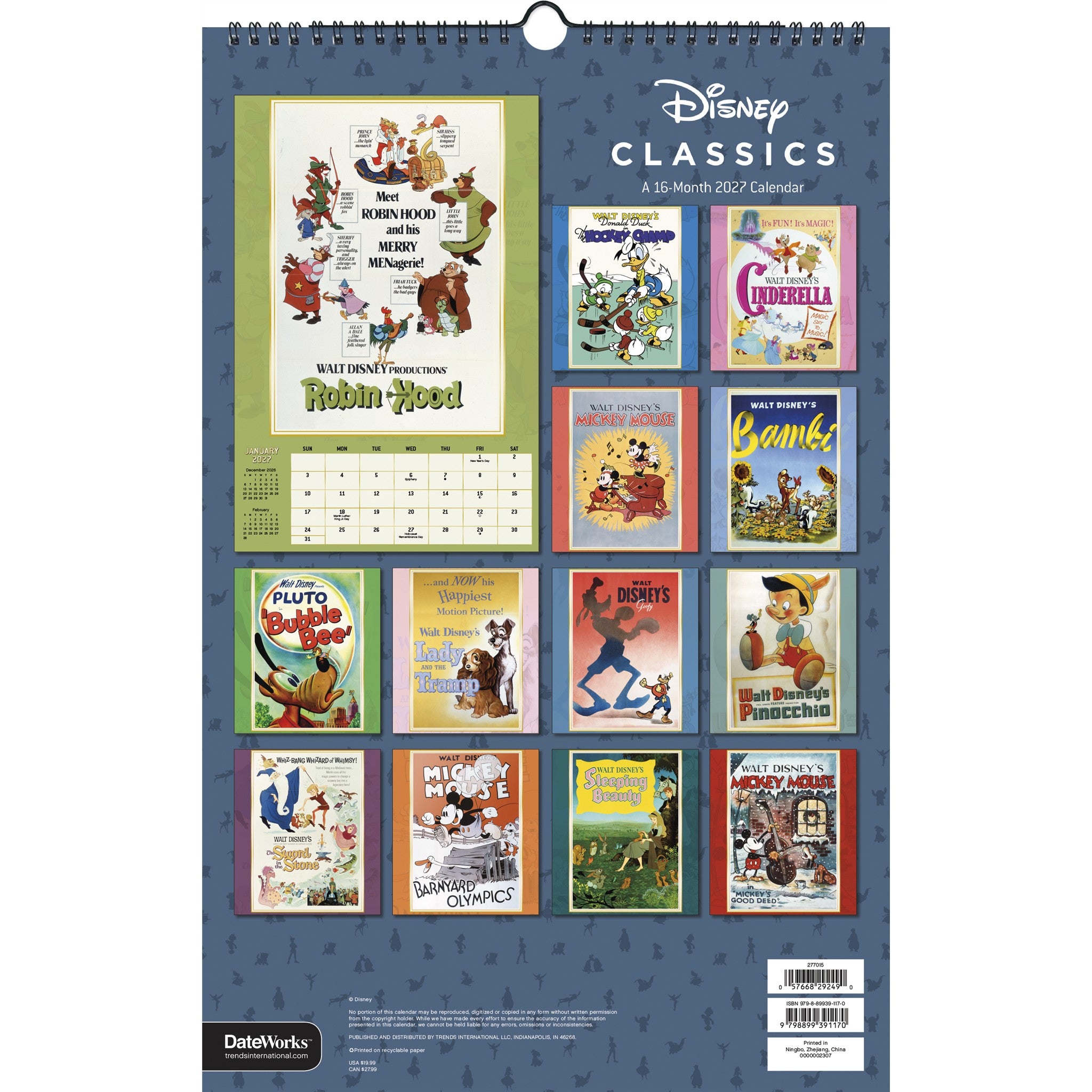 Harry Potter 2027 Poster Calendar