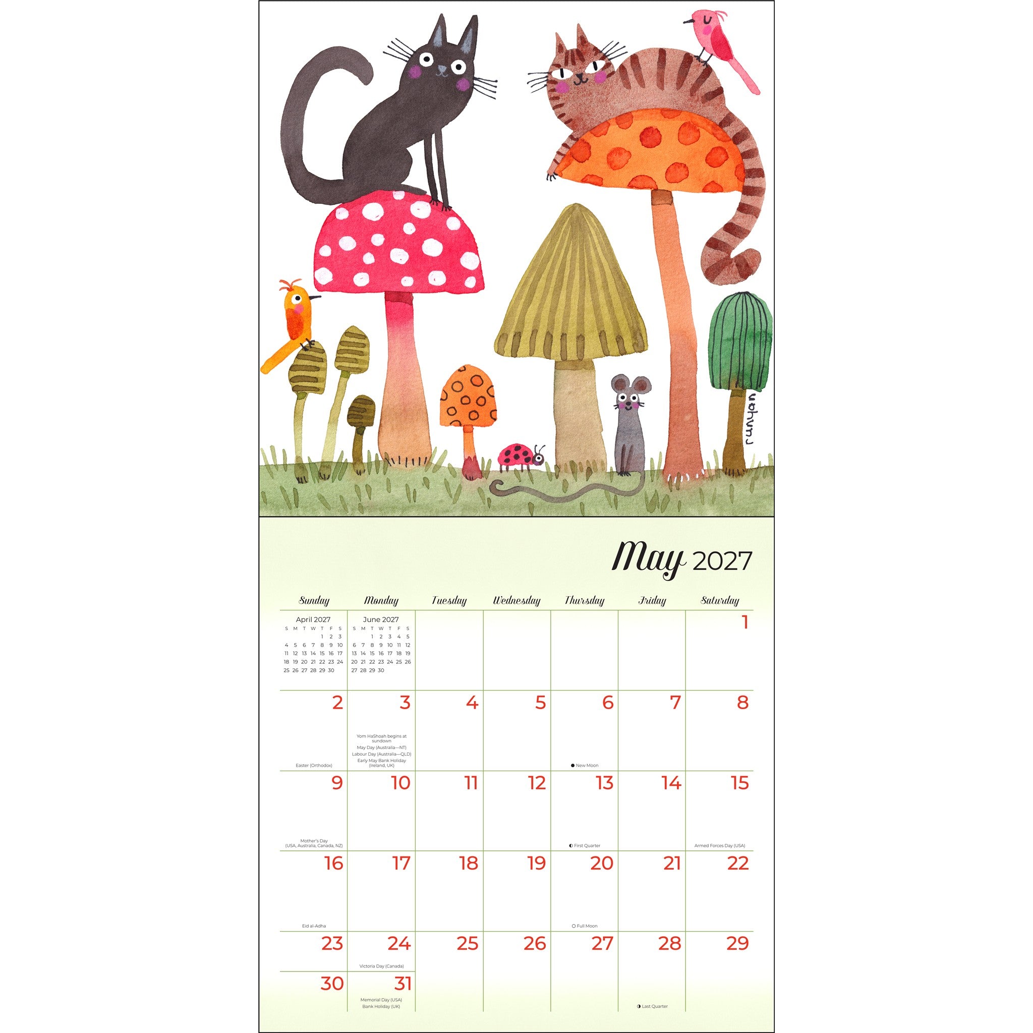 Feline 2027 Wall Calendar