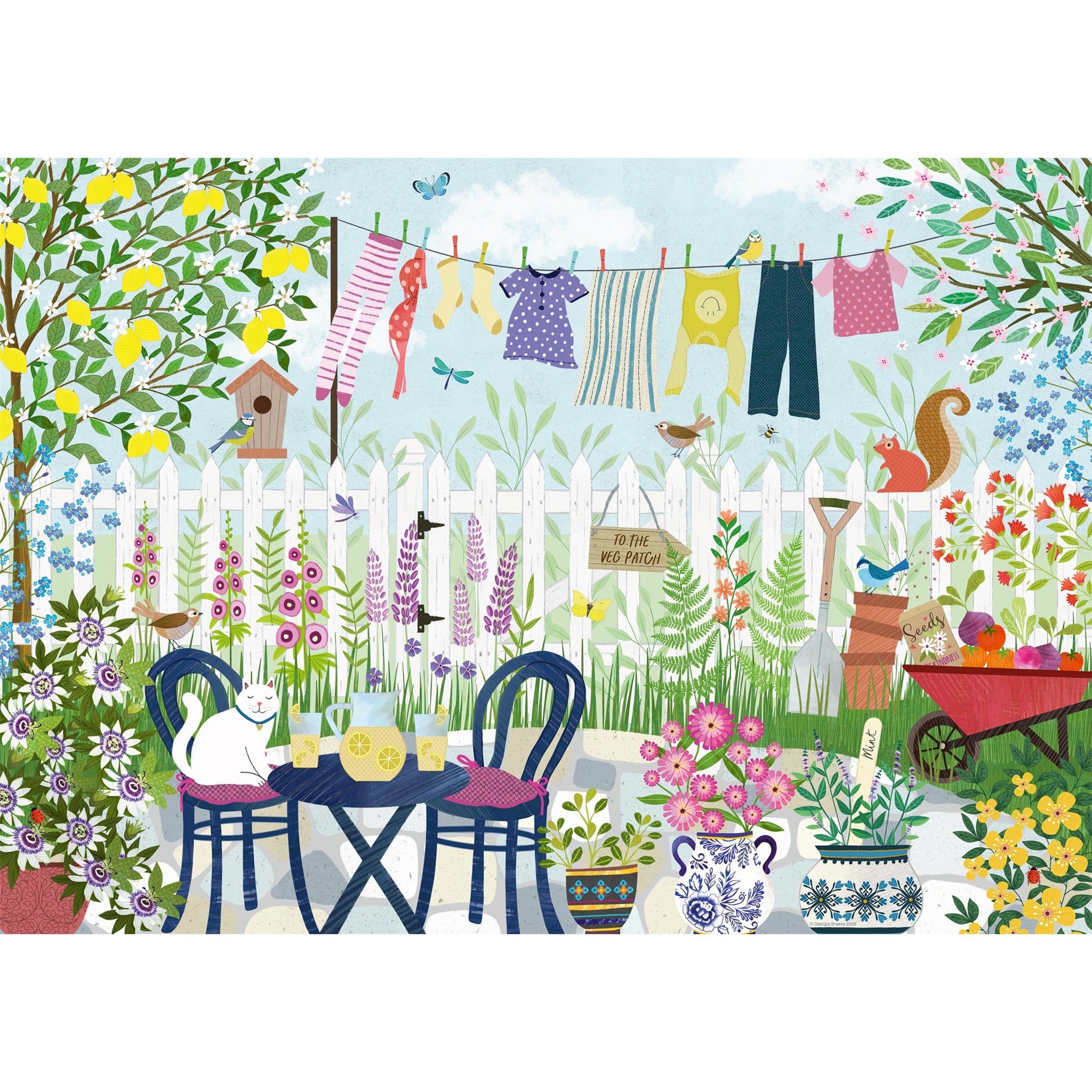 Summer Garden 1000 Piece Puzzle