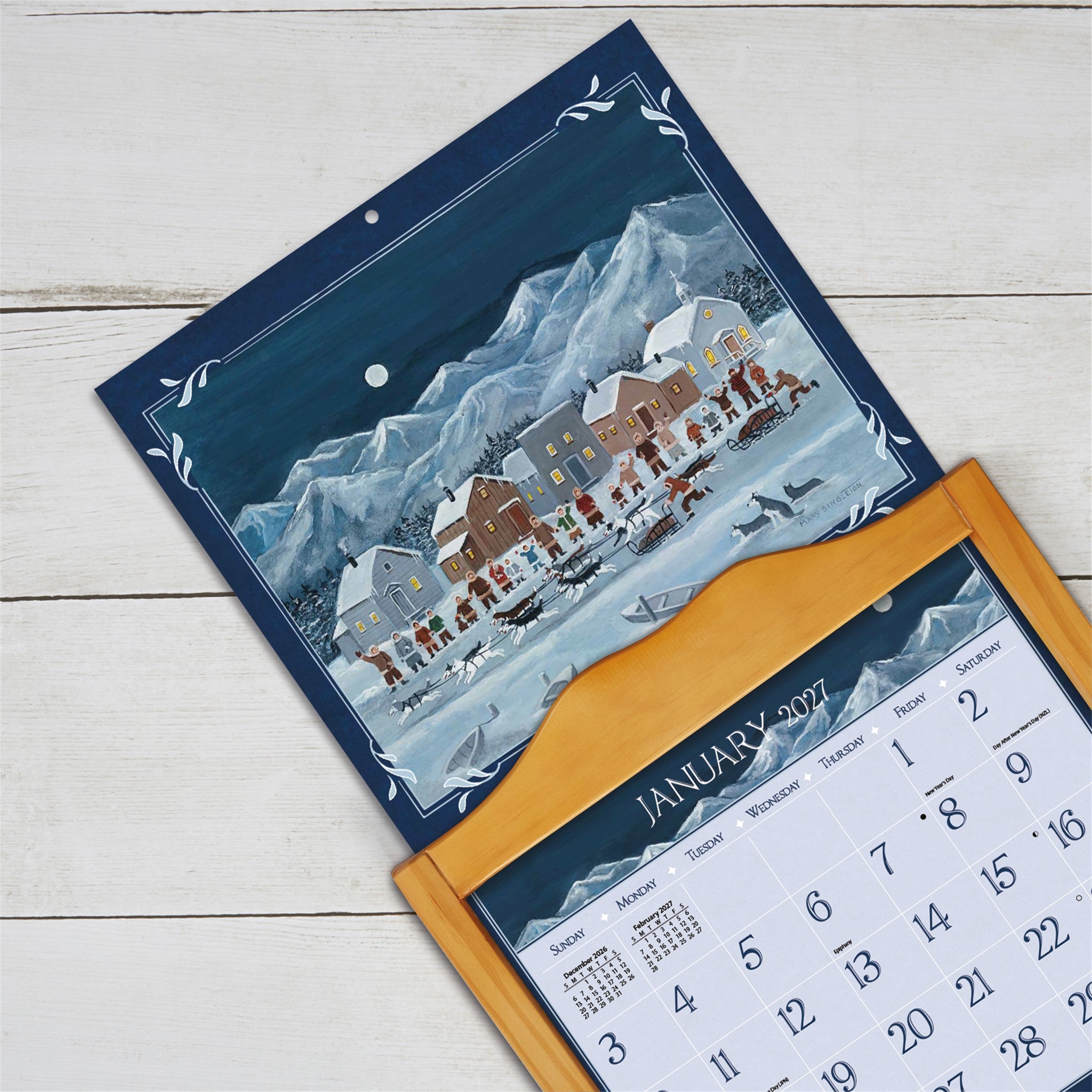 Lang Folk Art Special Edition with Print 2027 Wall Calendar