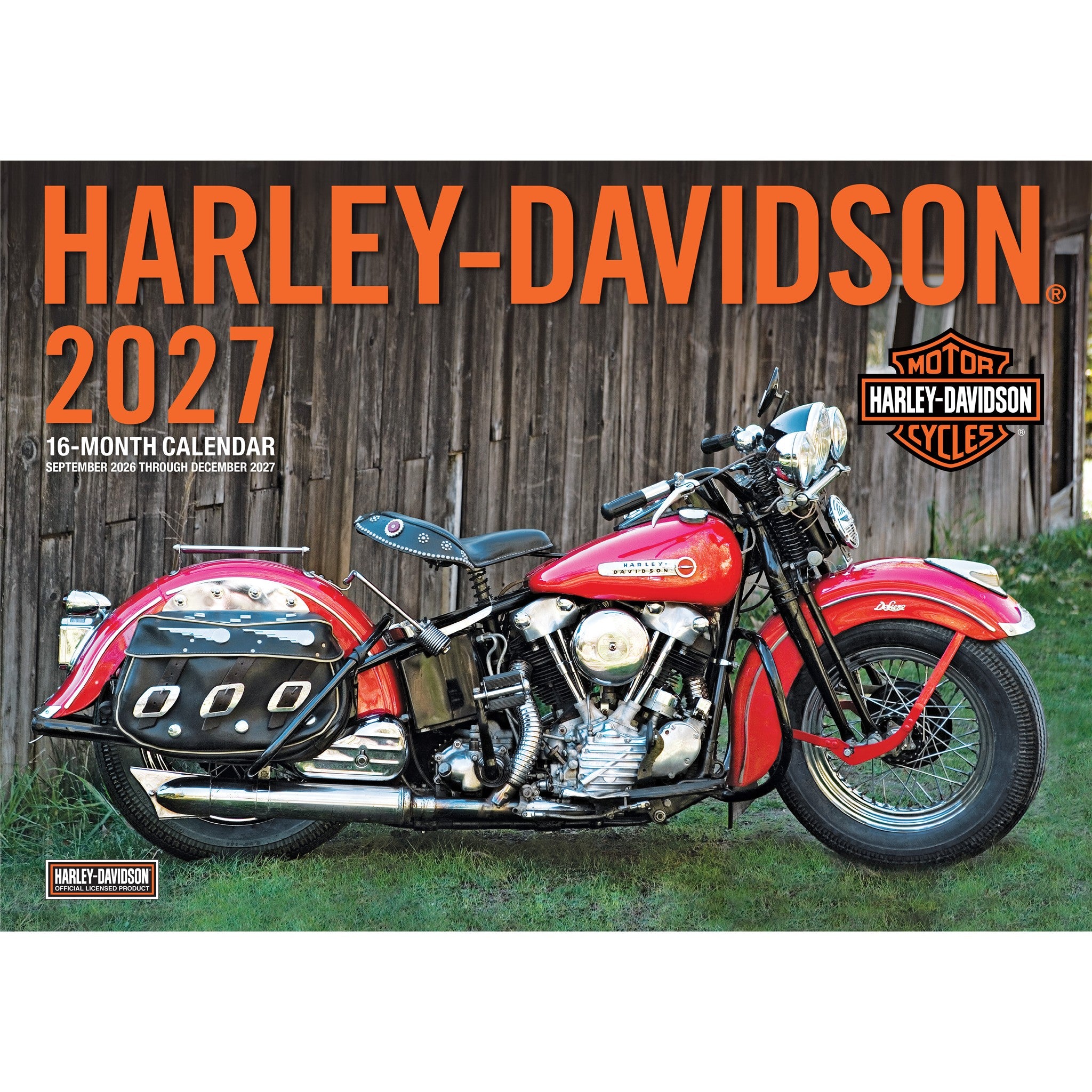 Calendrier mural Harley Davidson Deluxe 2027