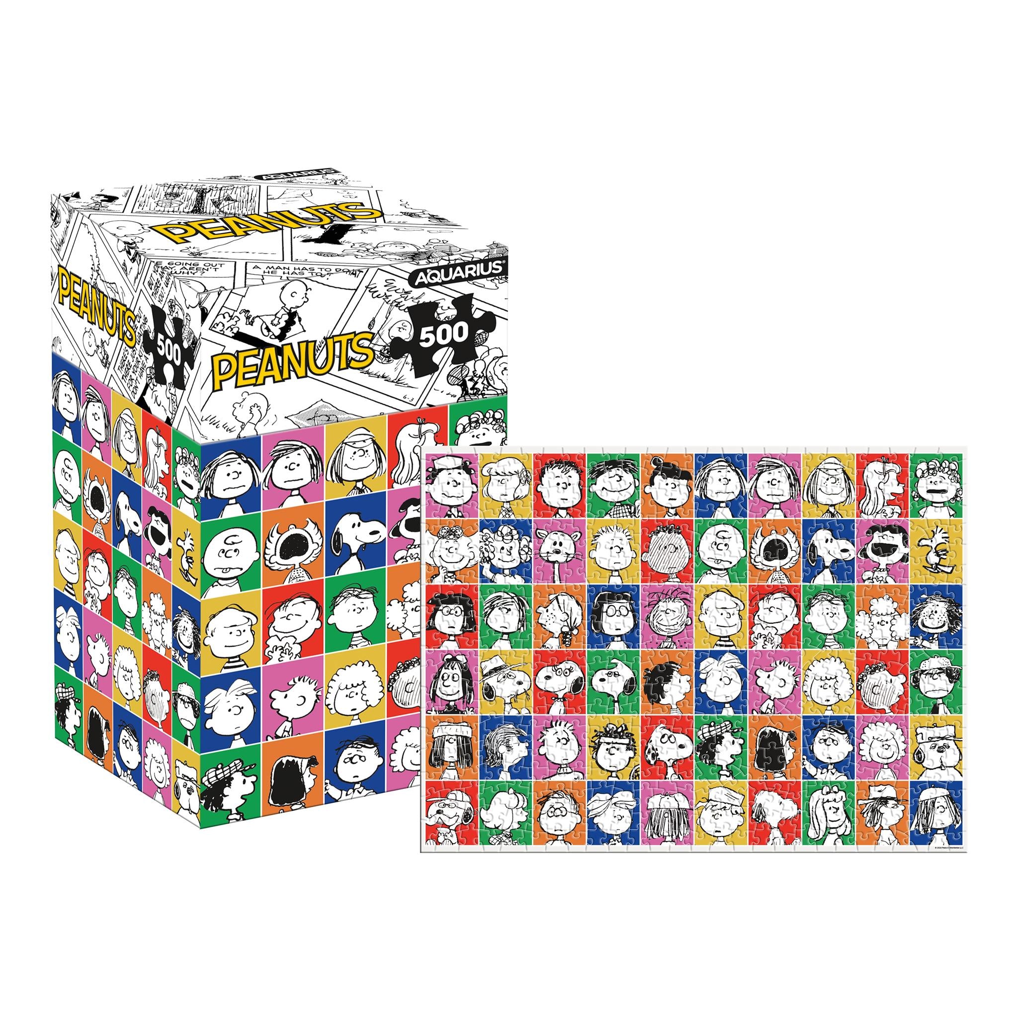 Peanuts 75th Portraits 500 Piece Puzzle