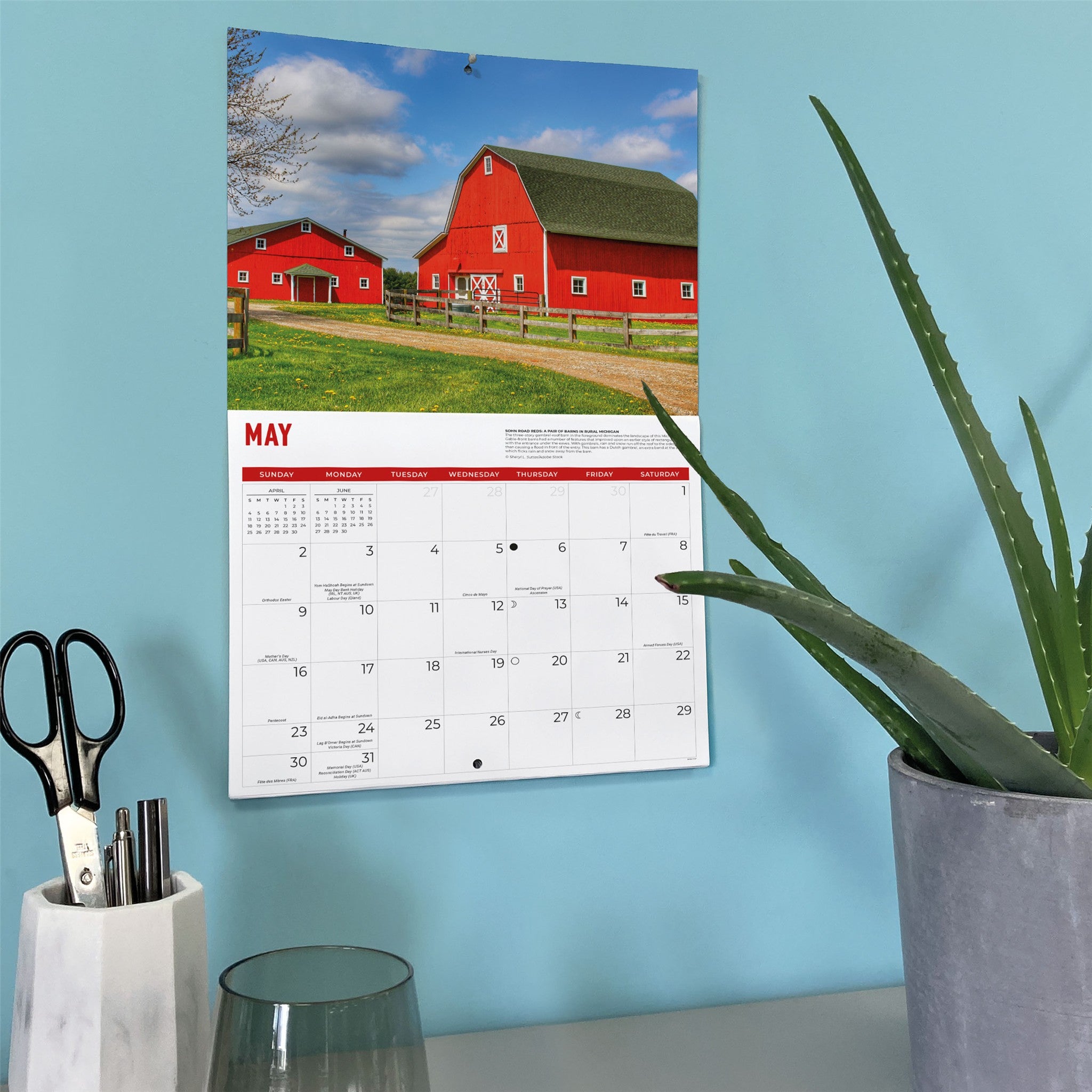 Calendrier mural 2027 – Granges