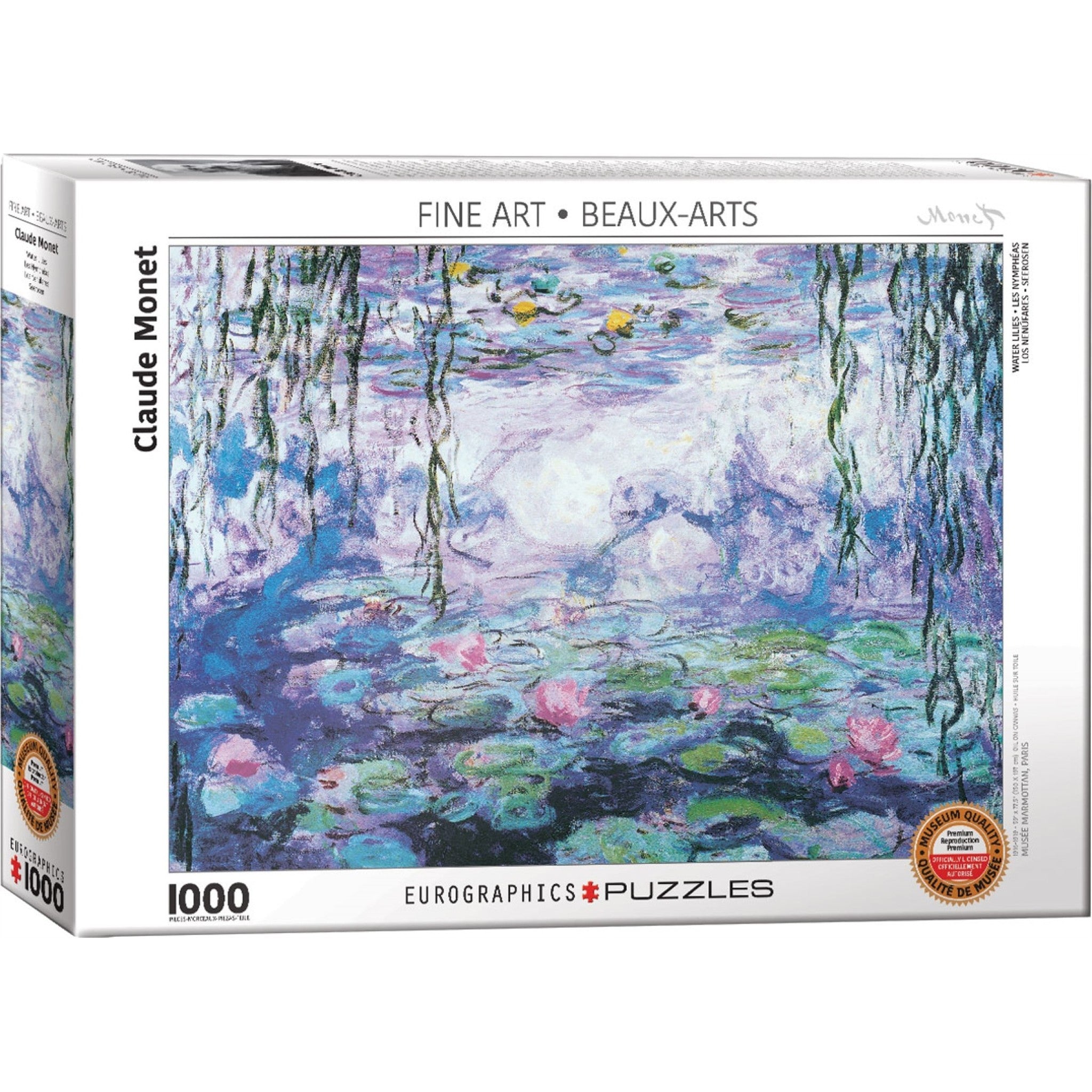 Puzzle exclusif Monet Nymphéas 1000 pièces