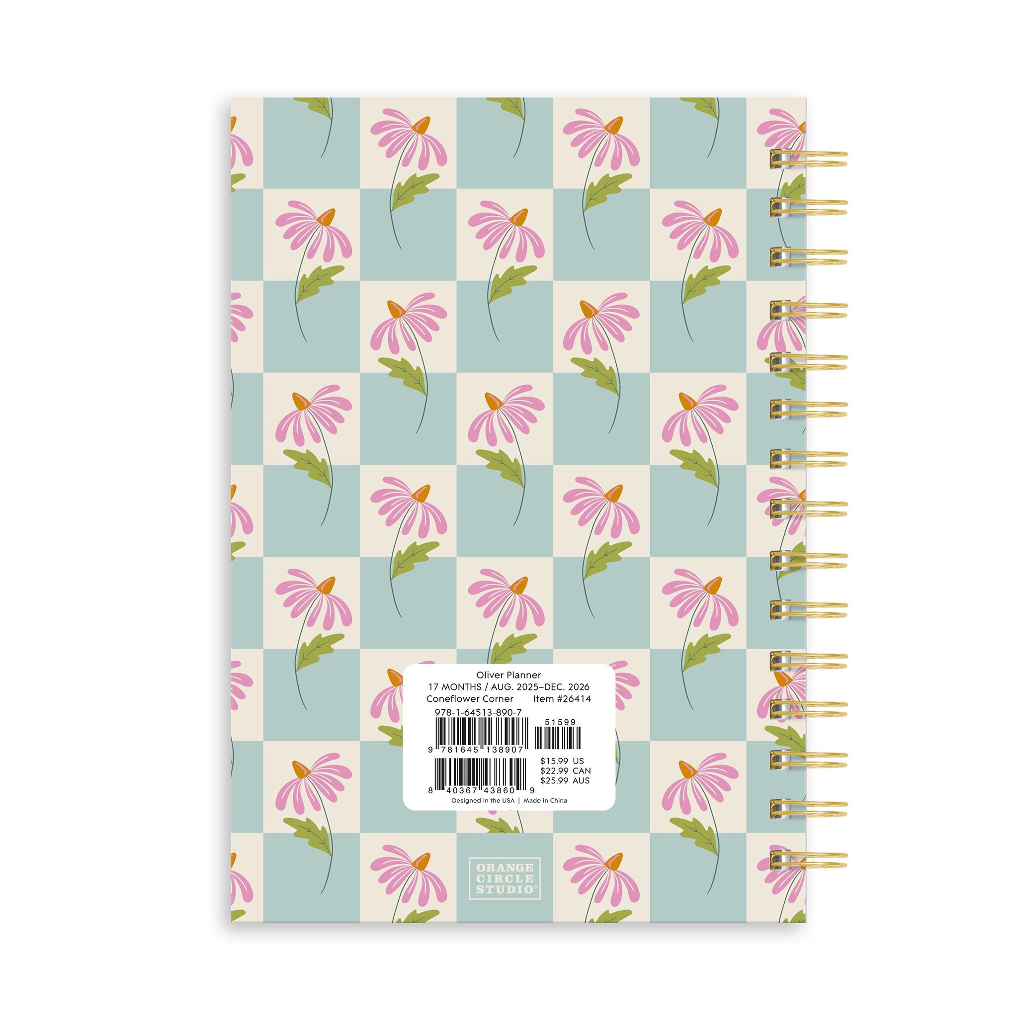 Calendrier des fiançailles Coneflower Corner Oliver 2025-2026