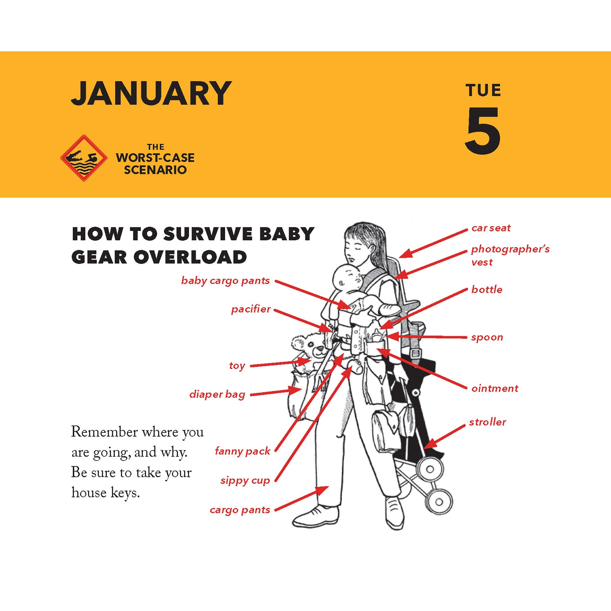 Worst Case Scenario Survival 2027 Box Calendar
