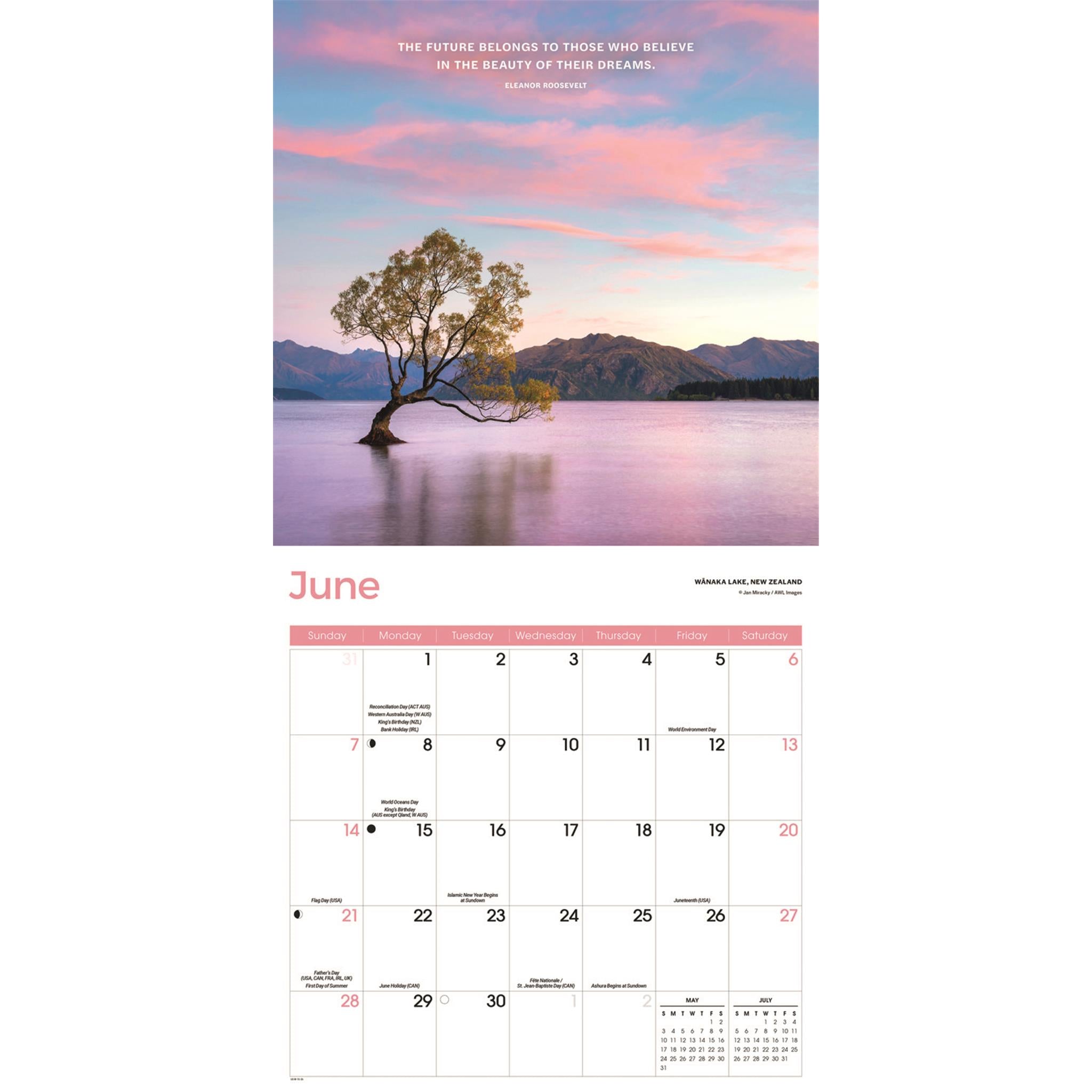 Motivation 2026 Wall Calendar