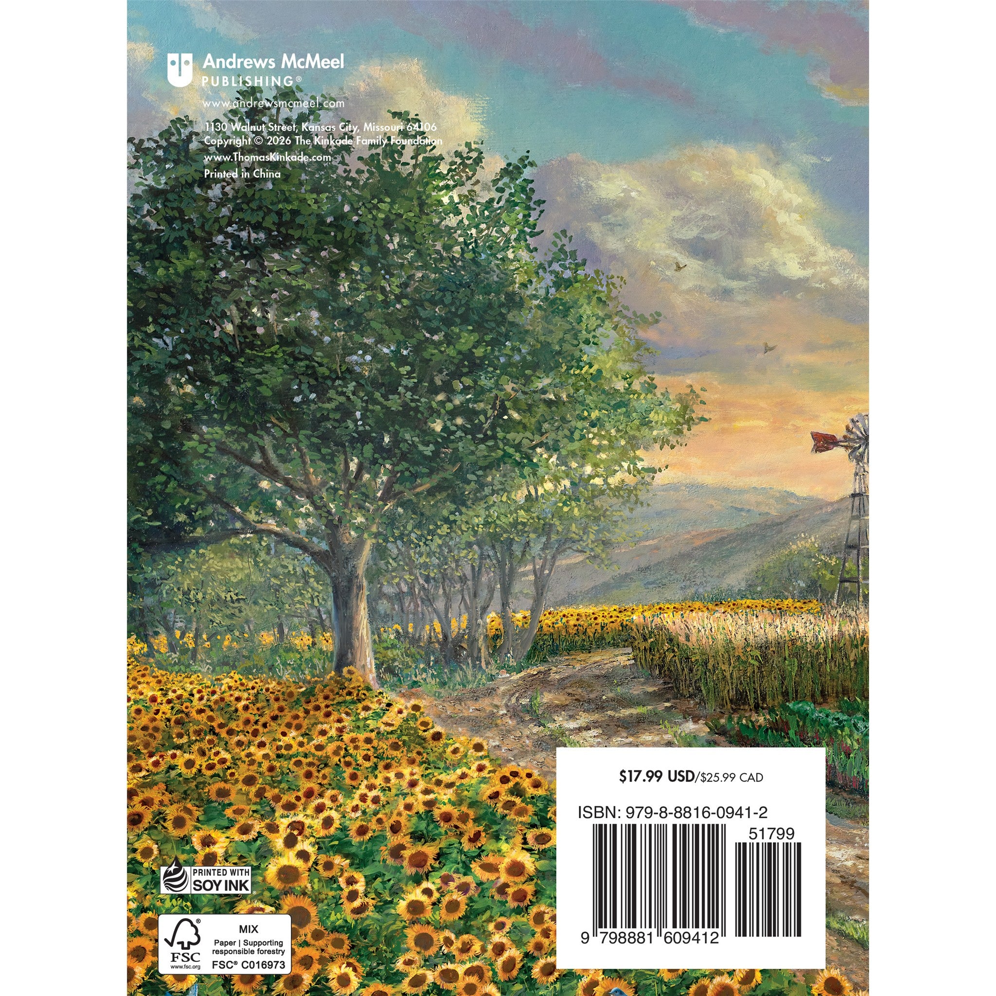 Thomas Kinkade Studios with Scripture 2027 Engagement Calendar