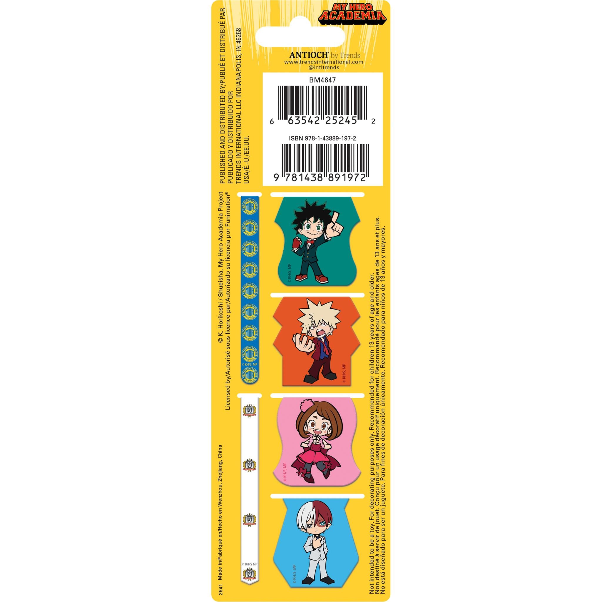 Extraits de pages de My Hero Academia