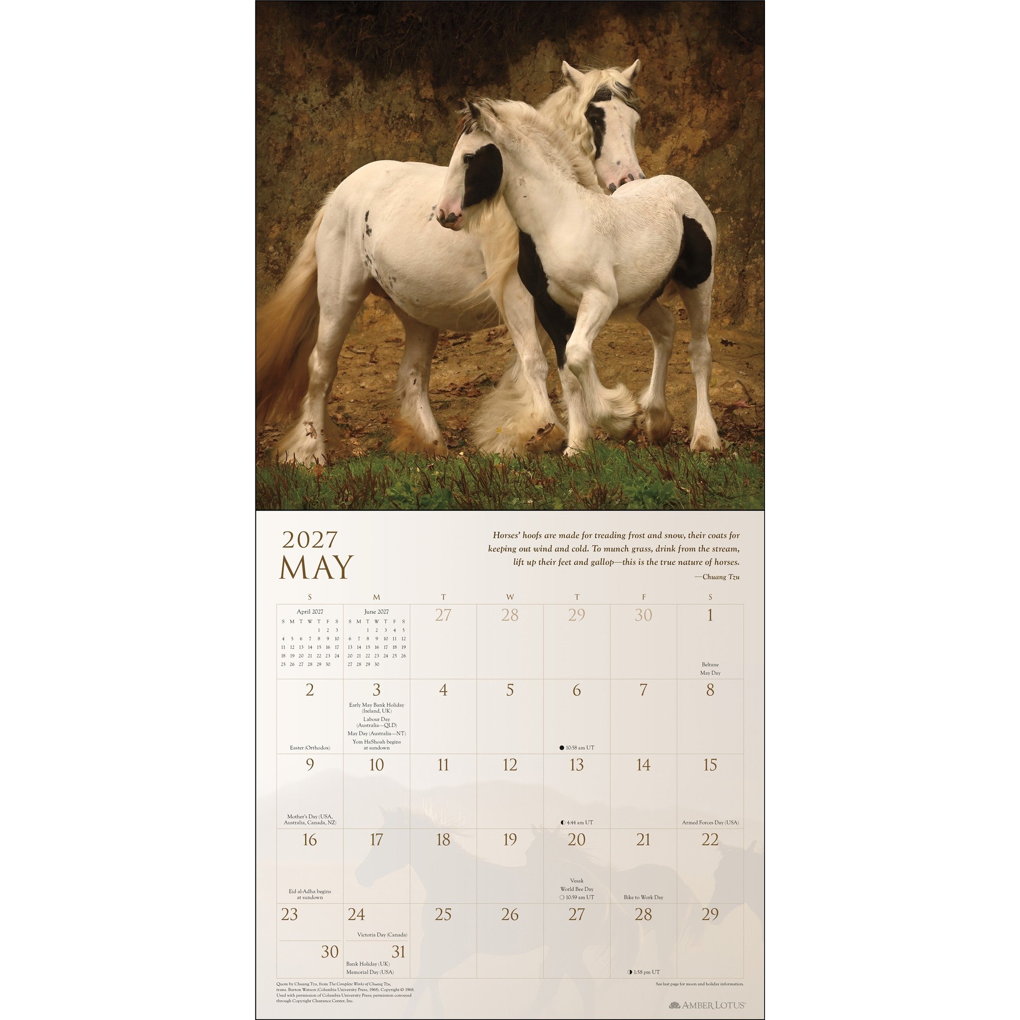 Spirit Horses 2027 Wall Calendar