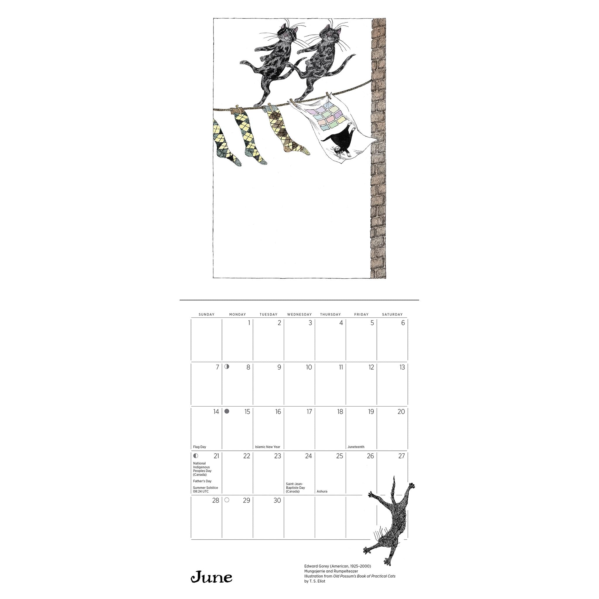 Edward Gorey 2026 Mini Calendar - Online Only