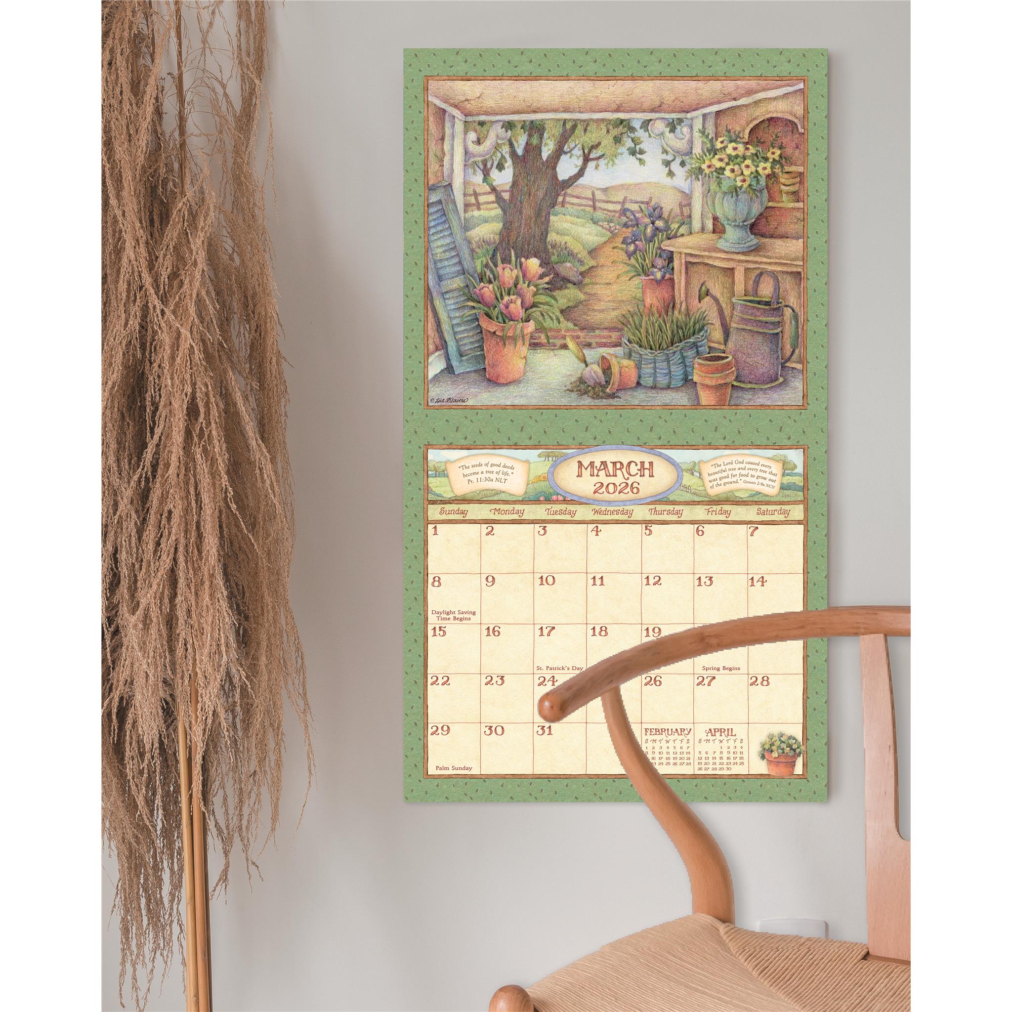 Calendrier mural de luxe Moments de fidélité 2026 - Disponible uniquement en ligne