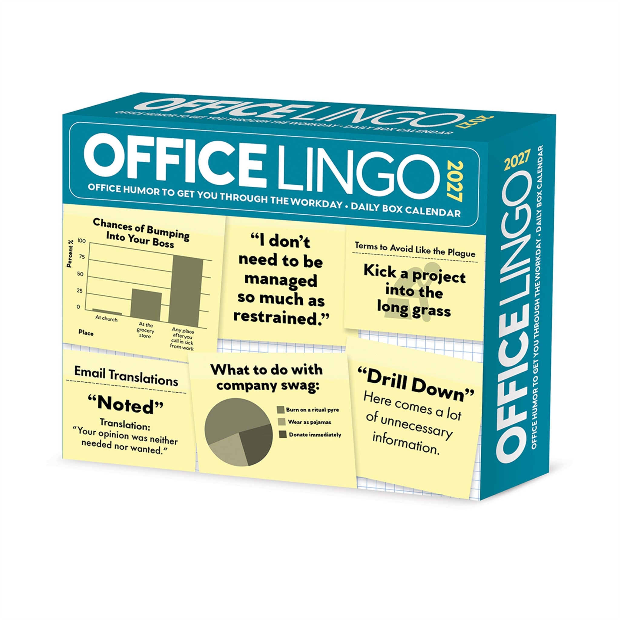 Office Lingo 2027 Box Calendar