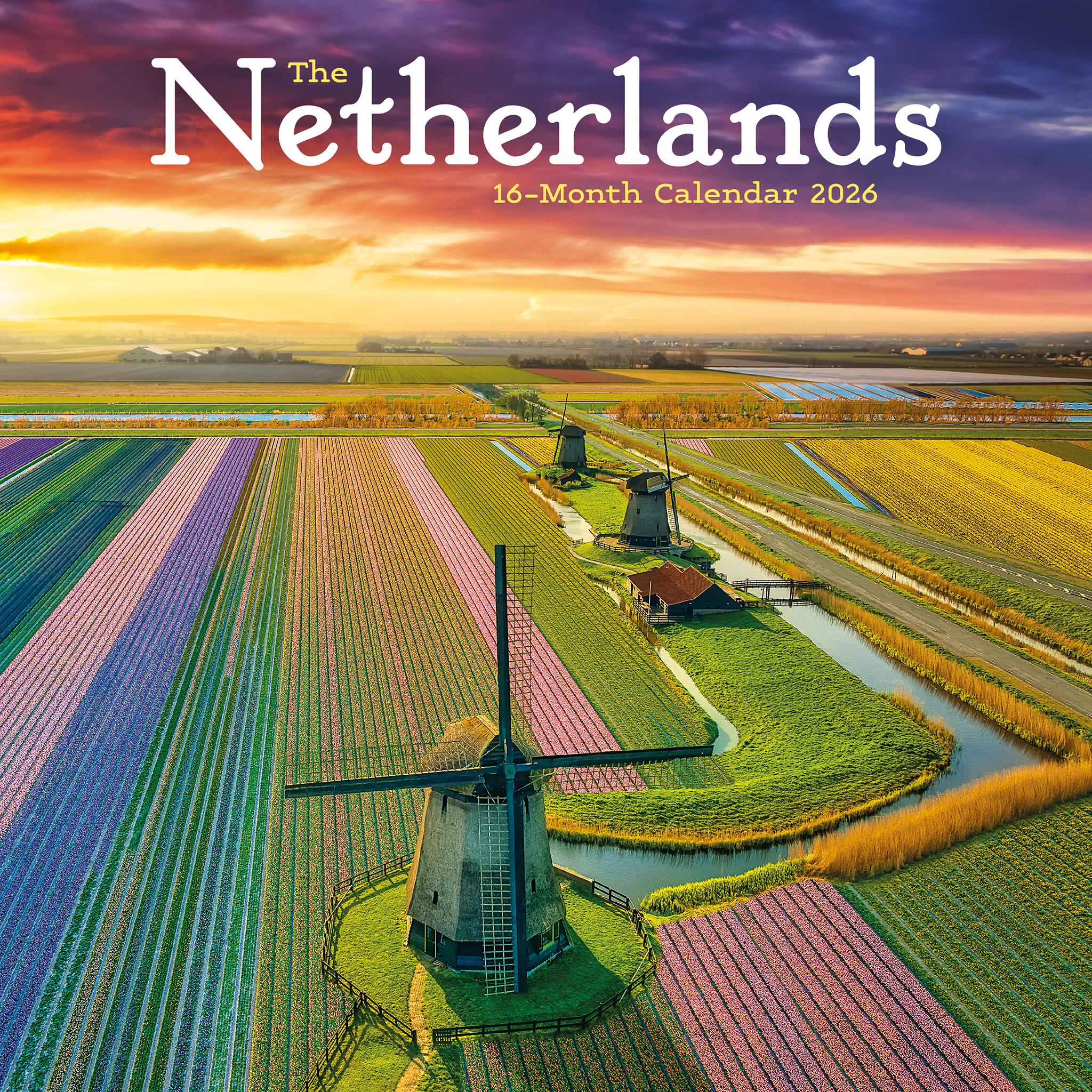 Netherlands 2026 Wall Calendar