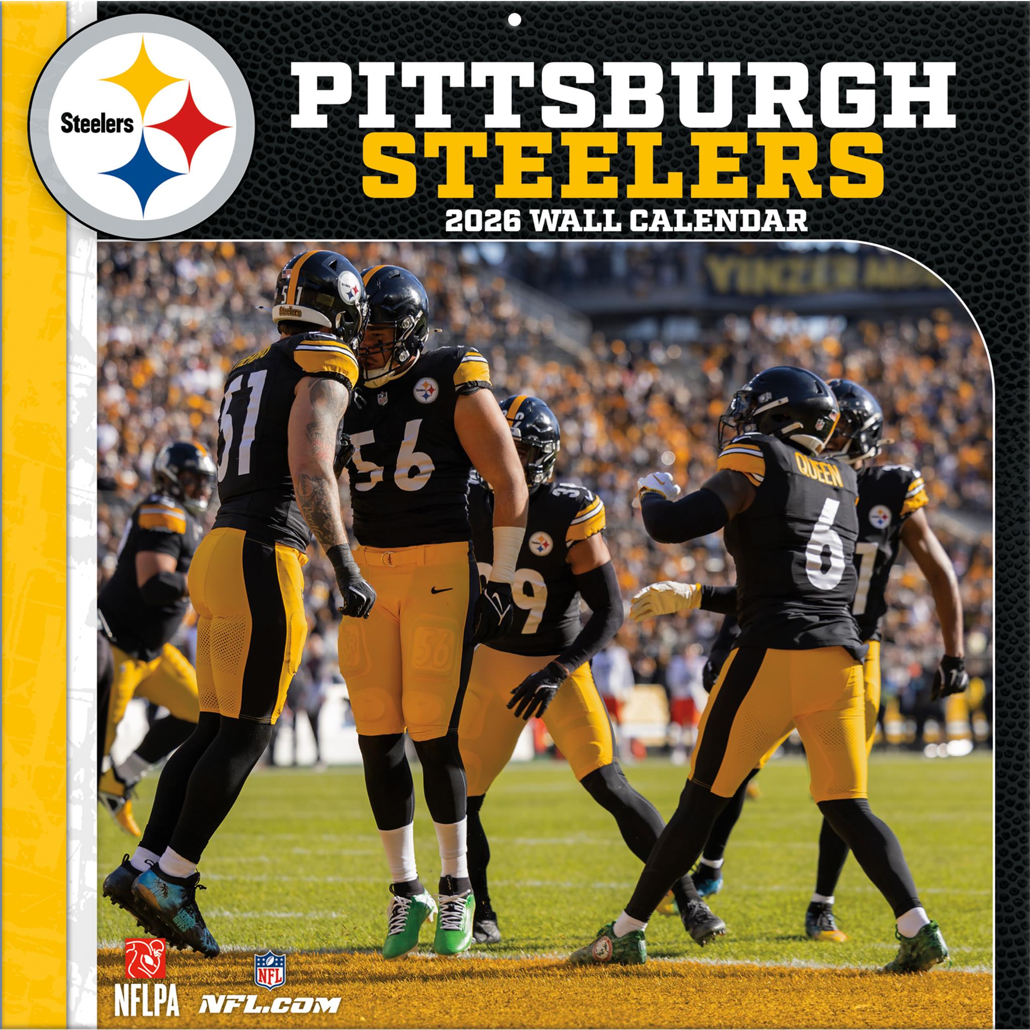Calendrier mural 2026 des Steelers de Pittsburgh (NFL)
