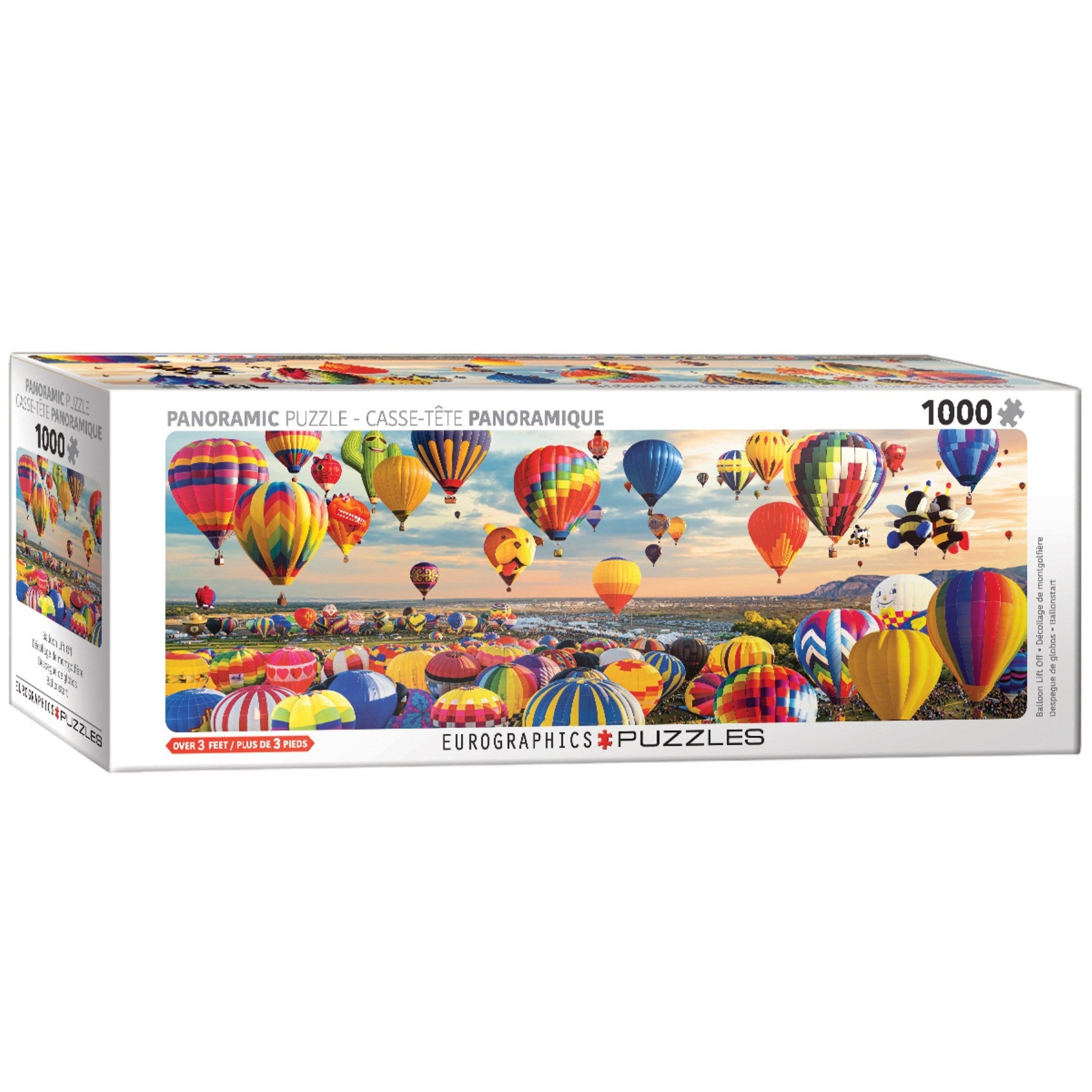 Décollage de ballon - Puzzle panoramique de 1000 pièces