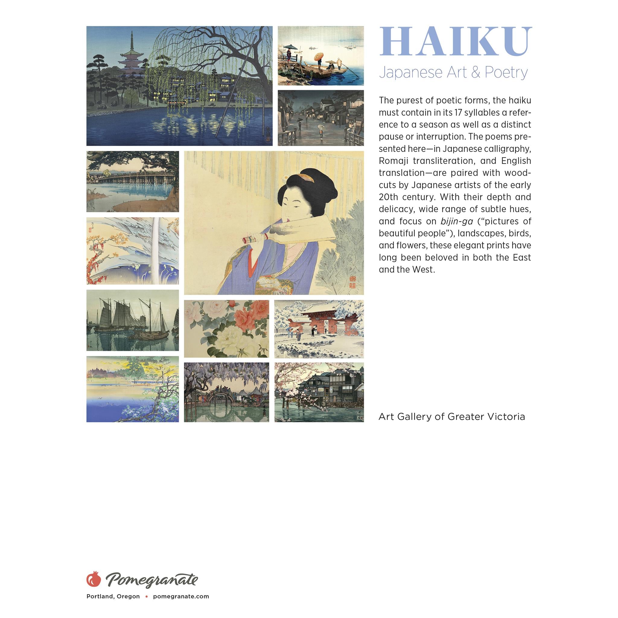 Haïku : Art et poésie japonais - Mini-calendrier 2026