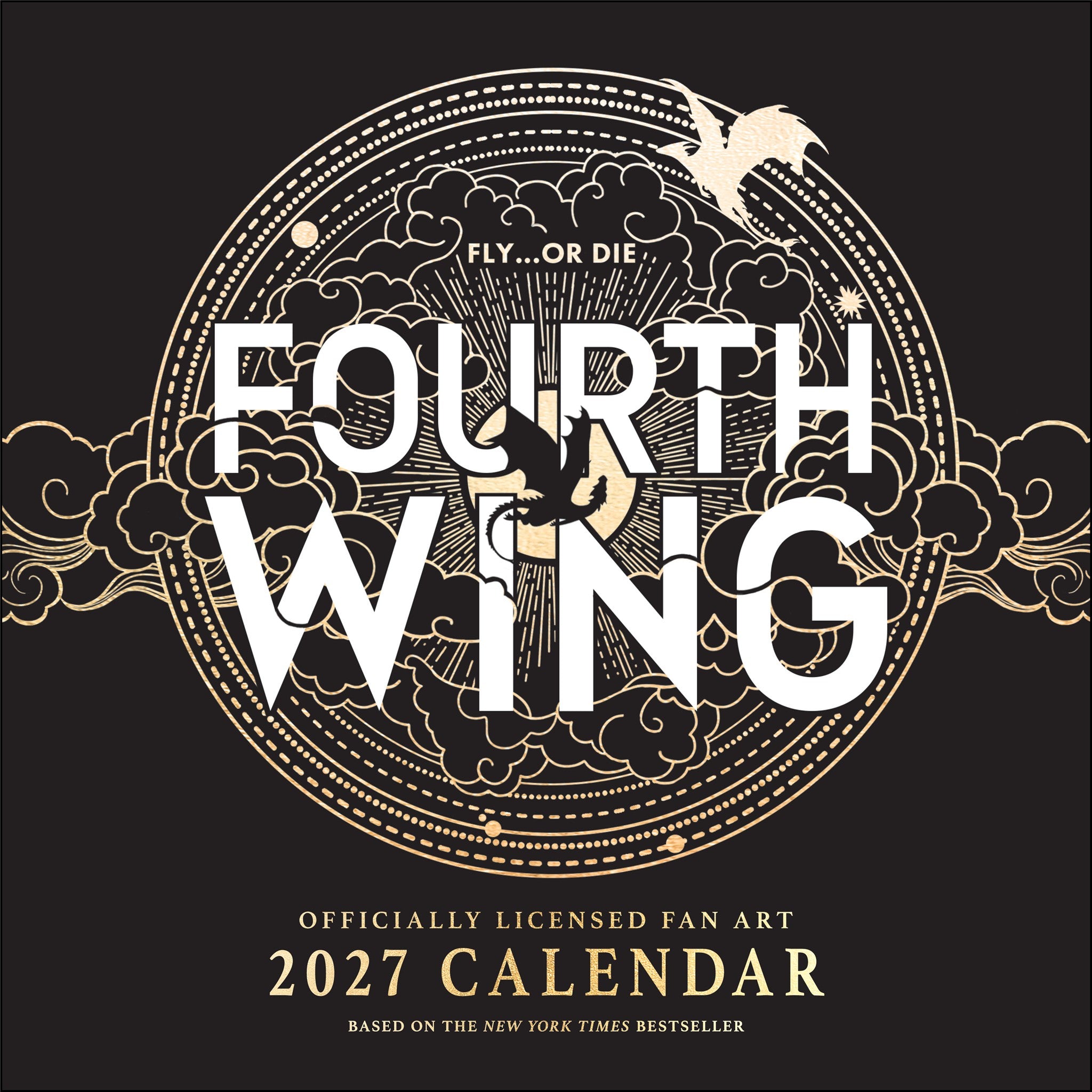 Calendrier mural 2027 officiel Fourth Wing Fan Art