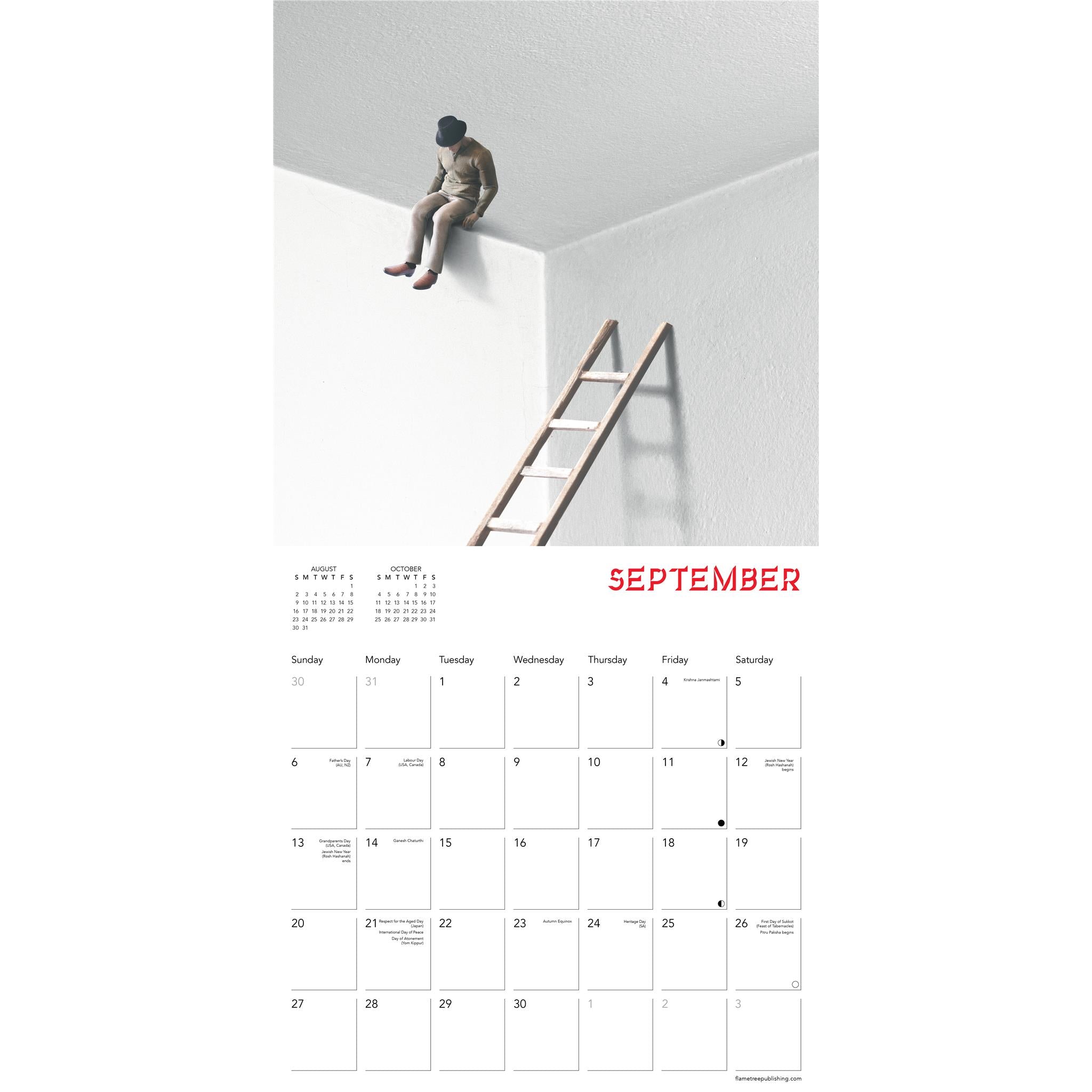 Optical Illusions 2026 Wall Calendar