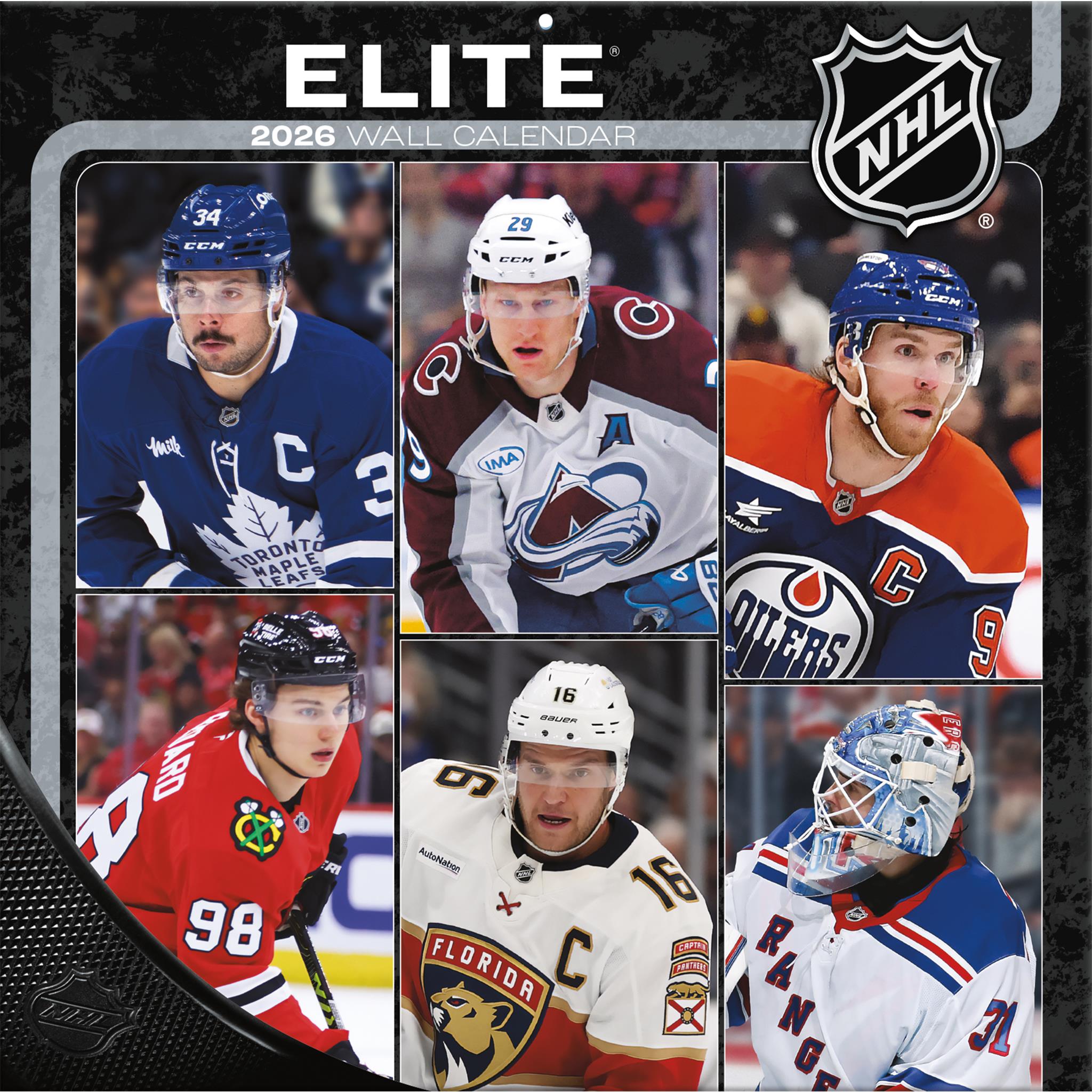 Calendrier mural NHL Elite 2026