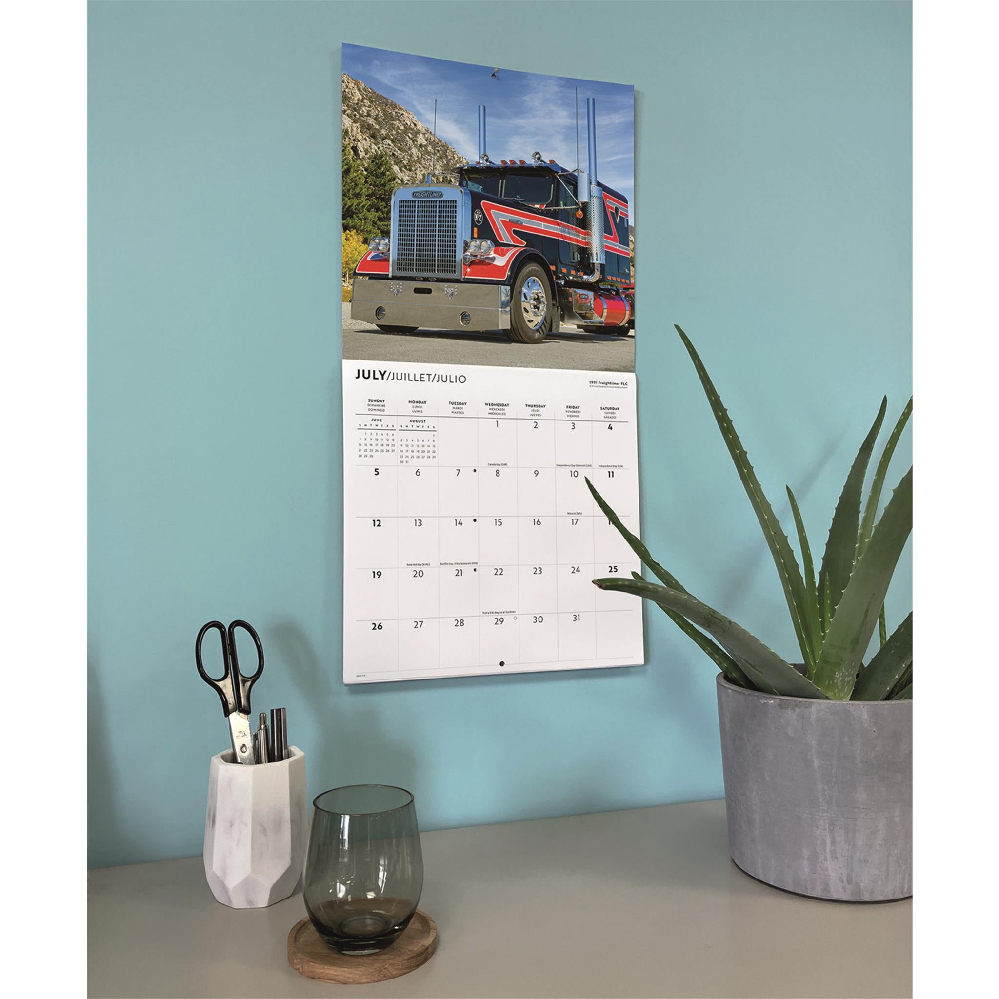 Calendrier mural Camions 2026