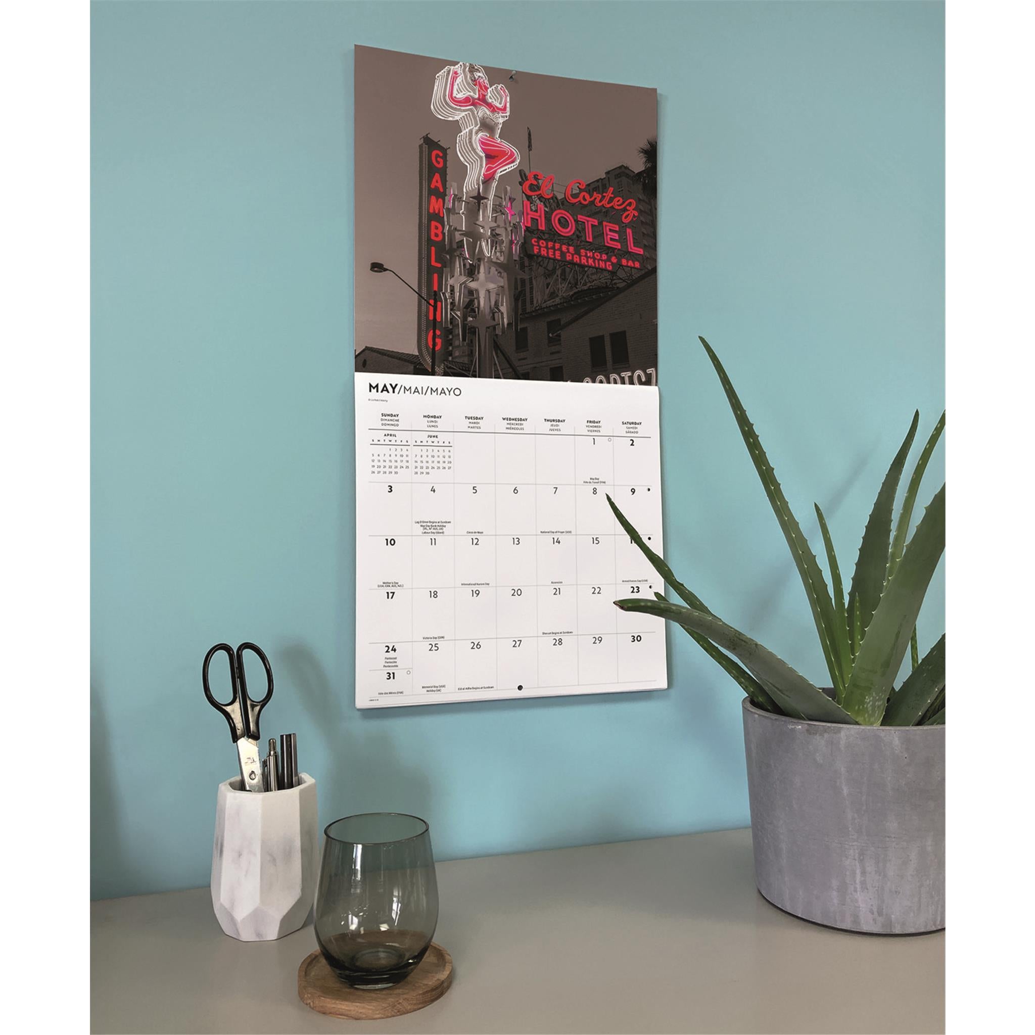 Vegas Lux 2026 Wall Calendar