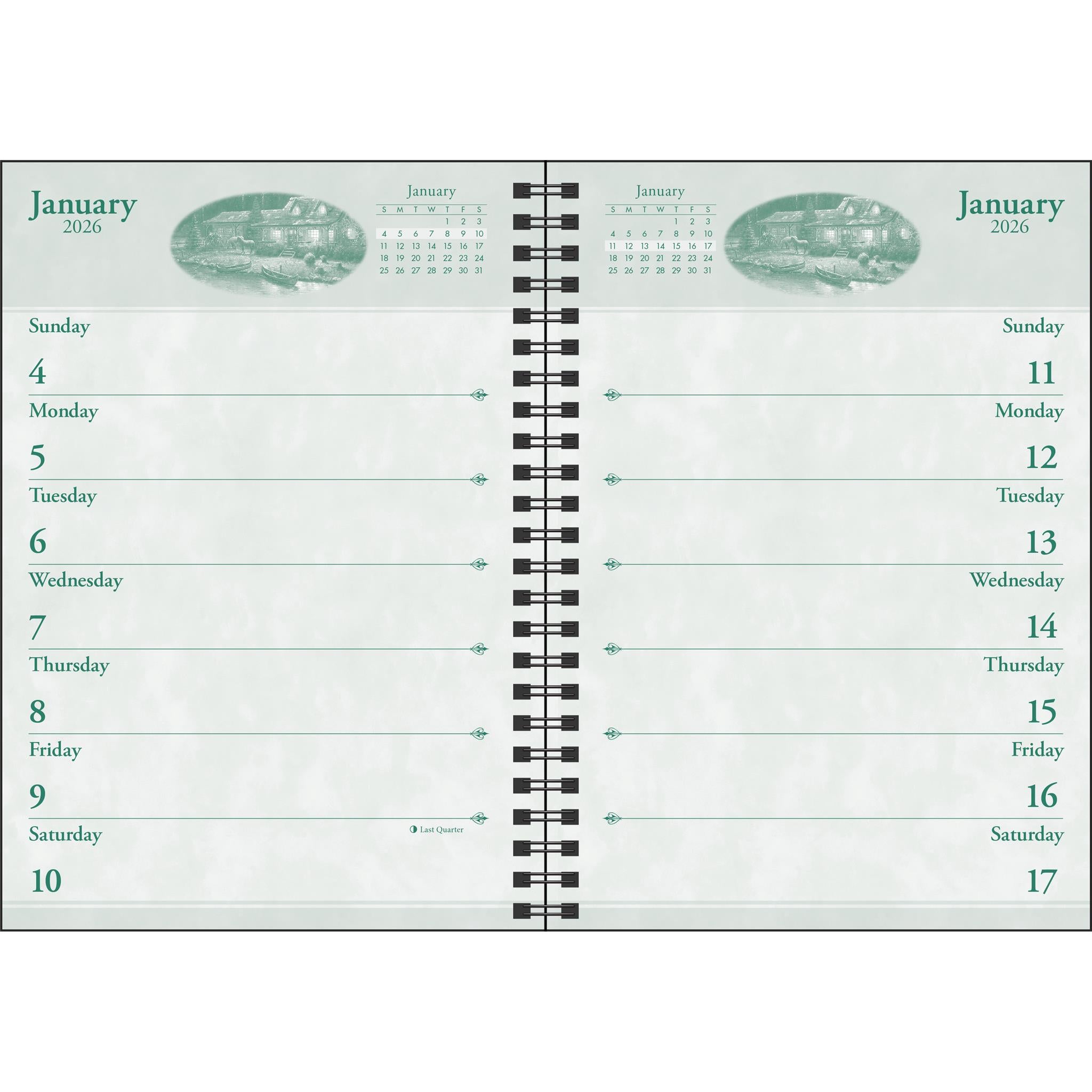 Thomas Kinkade Studios With Scripture 2026 Engagement Calendar