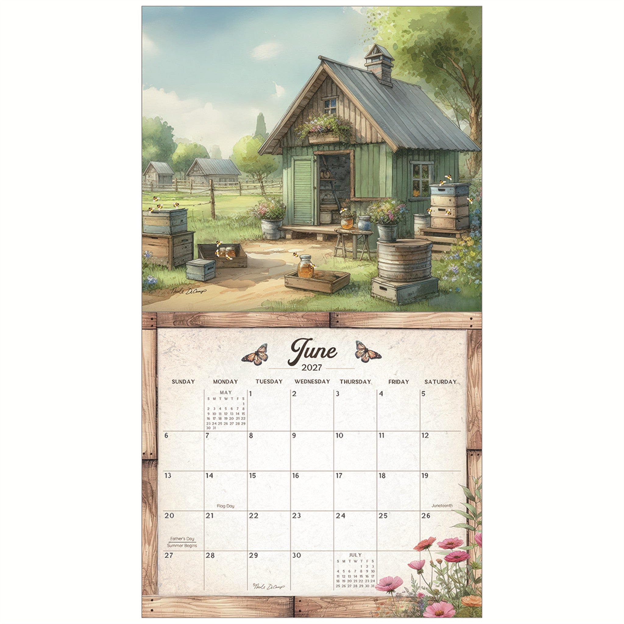 Gardening 2027 Wall Calendar