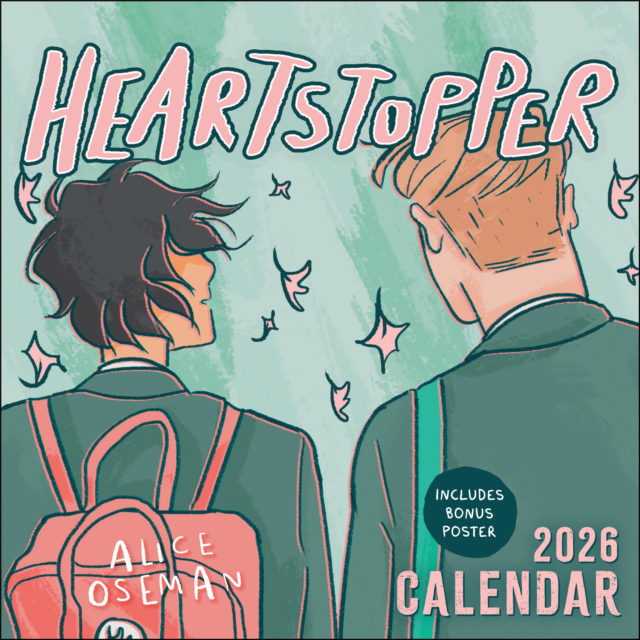 Calendrier mural de luxe Heartstopper avec poster 2026