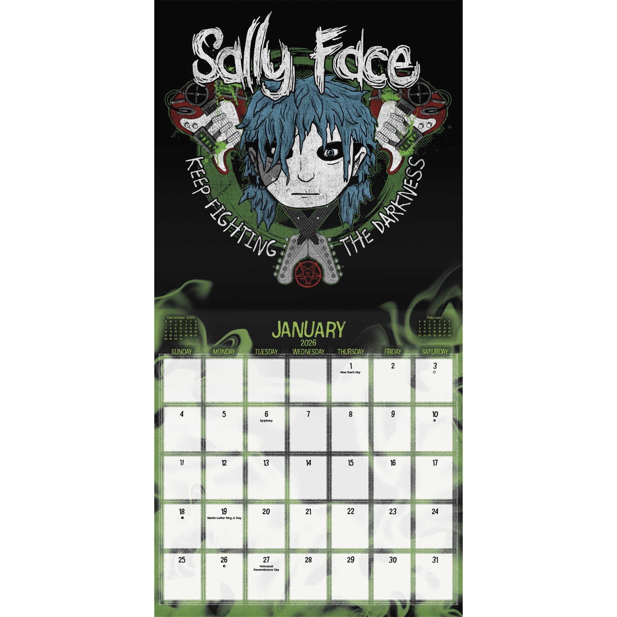 Calendrier mural Sally Face 2026