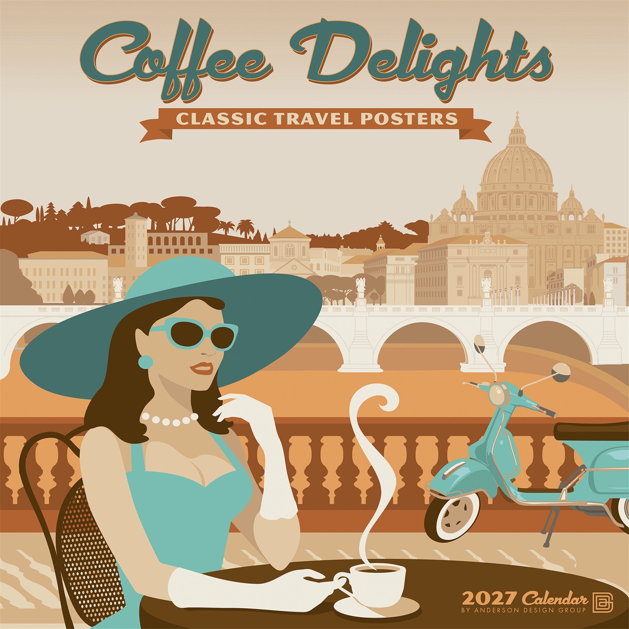 Coffee Delights 2027 Wall Calendar