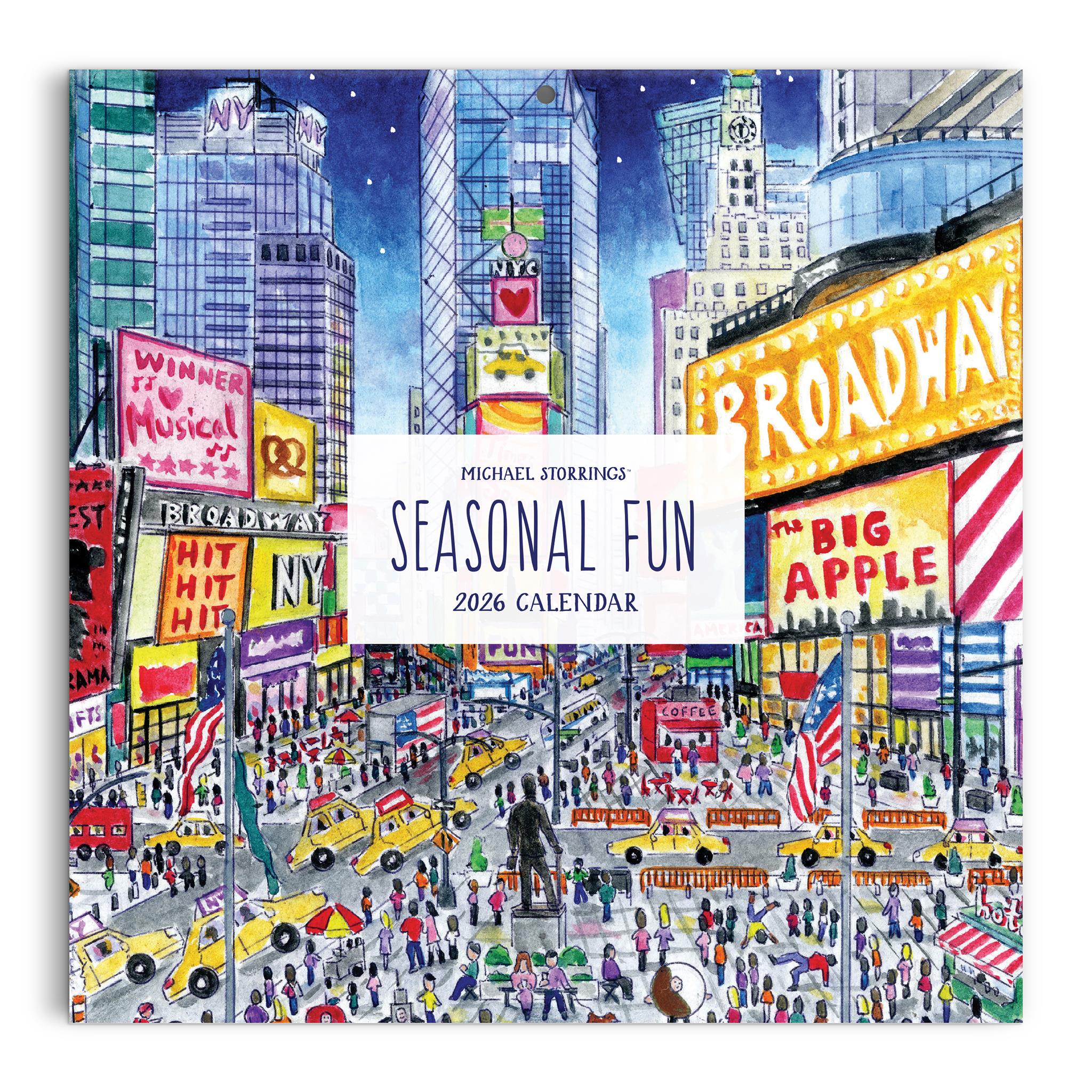 Calendrier mural classique Michael Storrings 2026 - Disponible uniquement en ligne