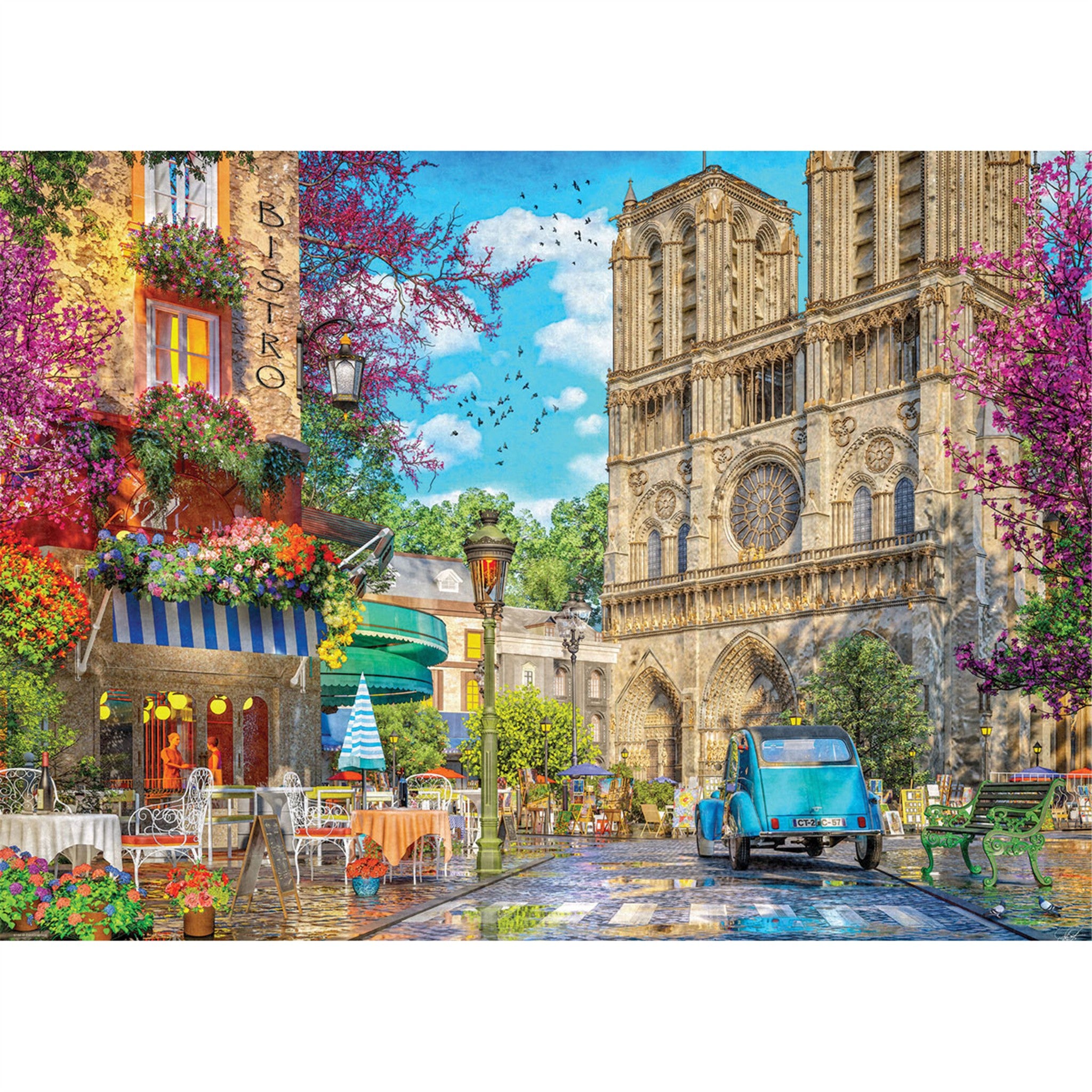 Puzzle Notre Dame après-midi 1000 pièces - En ligne seulement