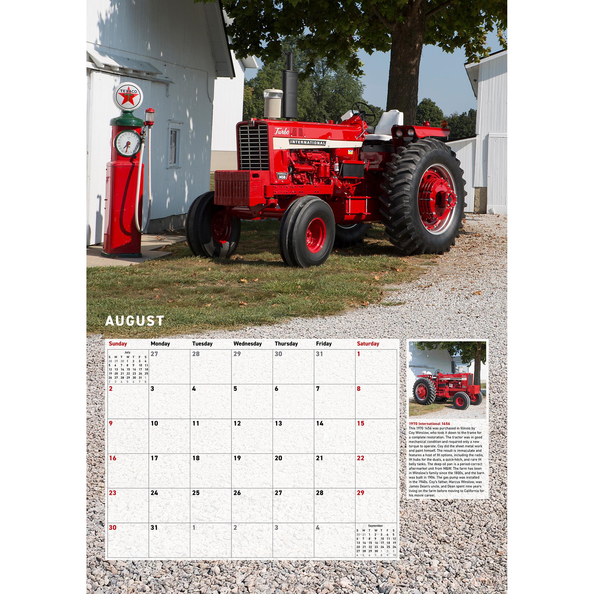 Tractors Farmall 2026 Wall Calendar