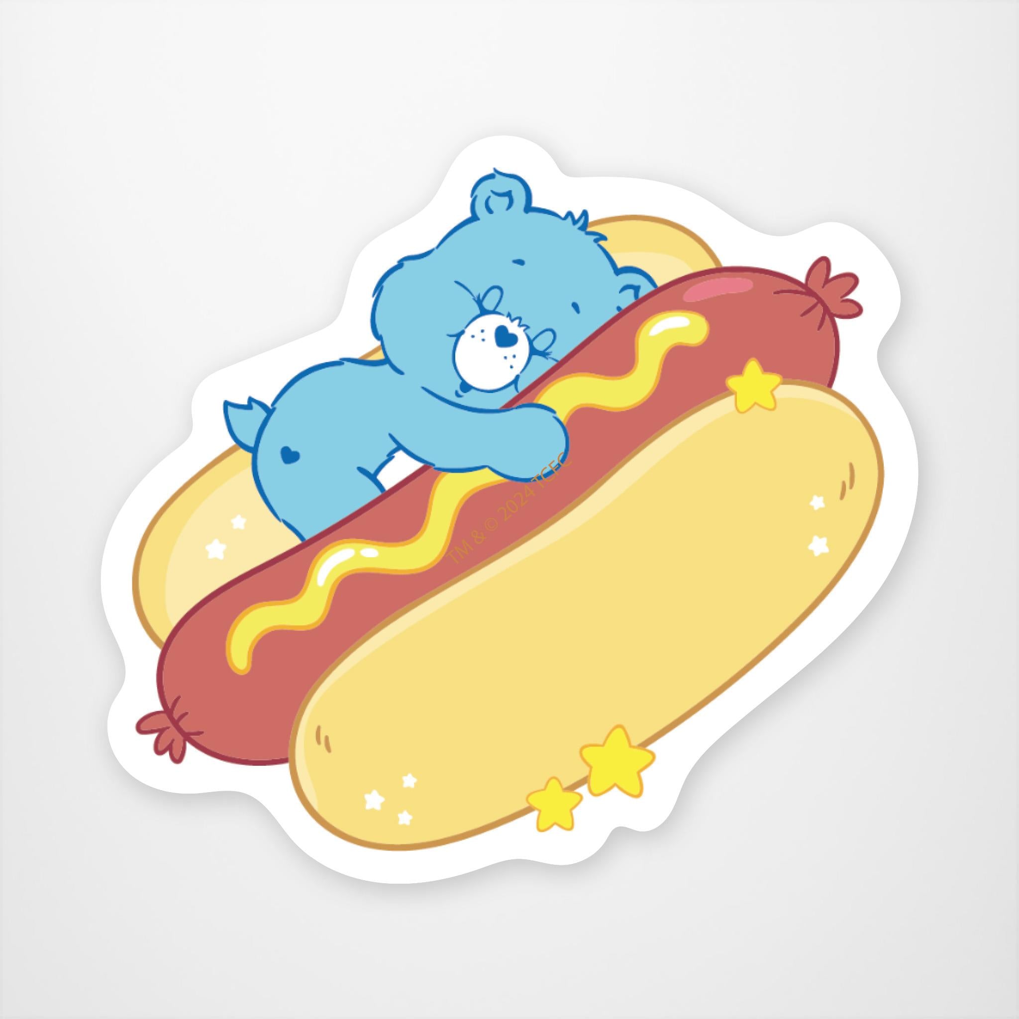 Autocollant en vinyle Care Bears Hotdog