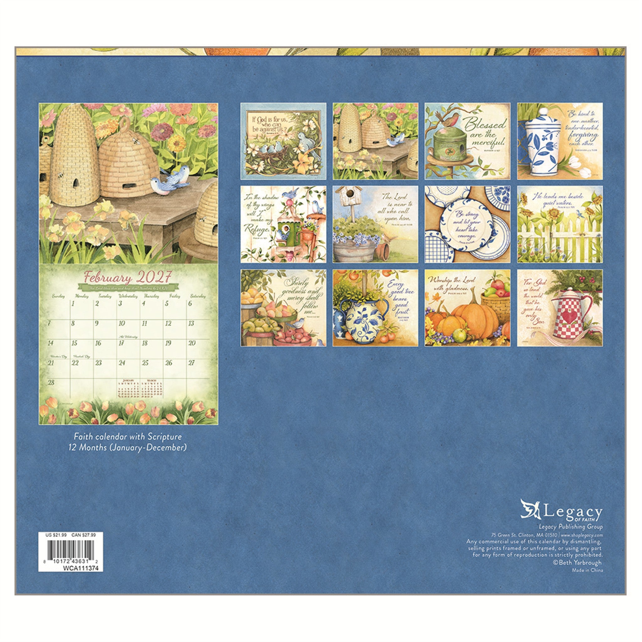 Calendrier mural Daily Grace 2027