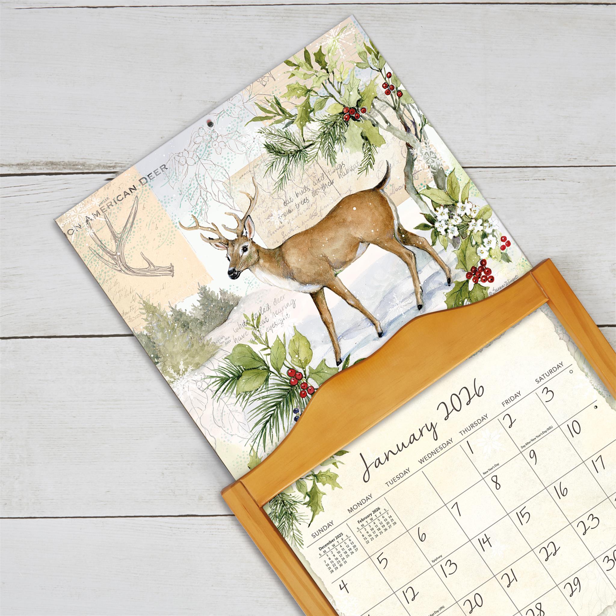 Guide de terrain 2026 Calendrier mural de luxe