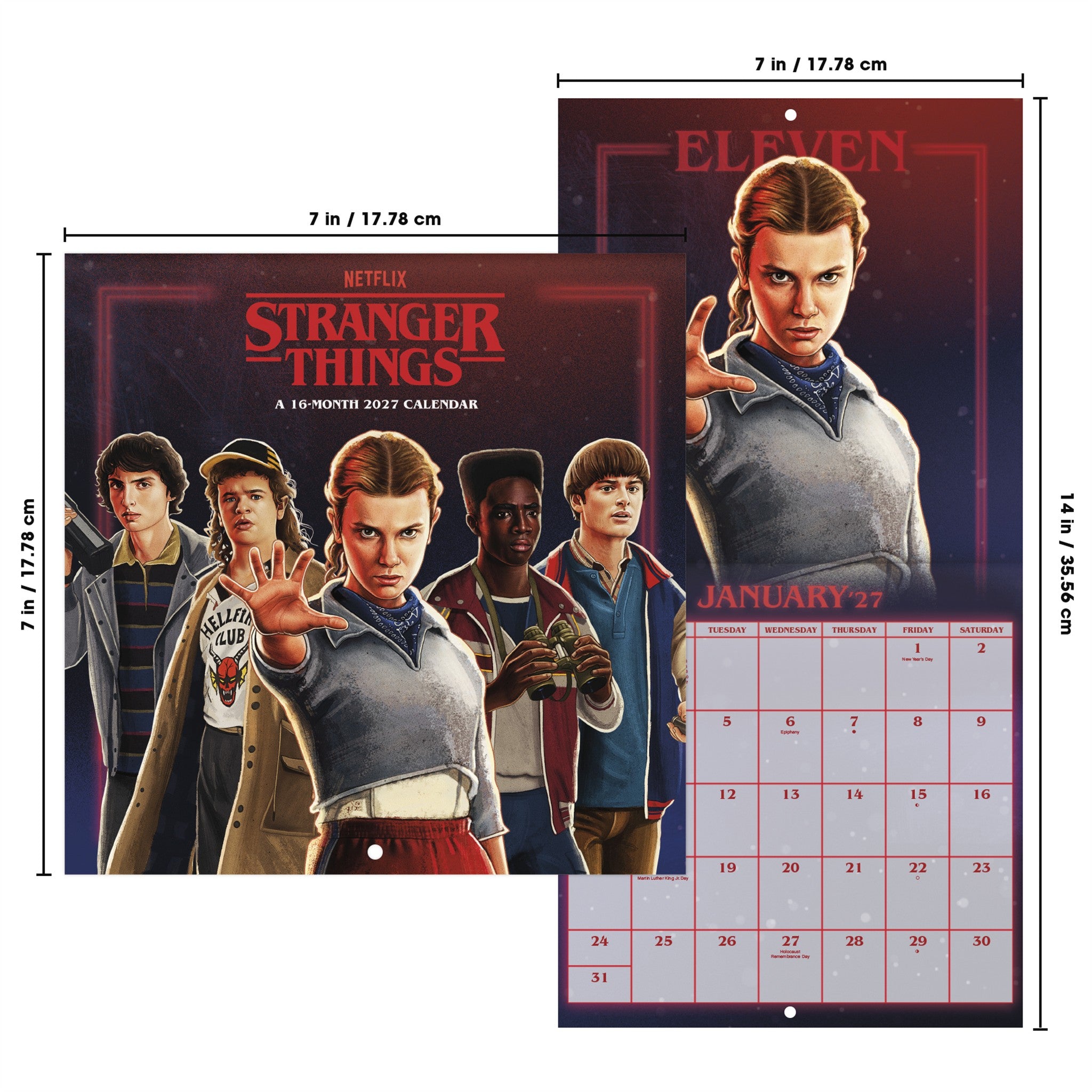 Mini Calendrier Stranger Things 2027