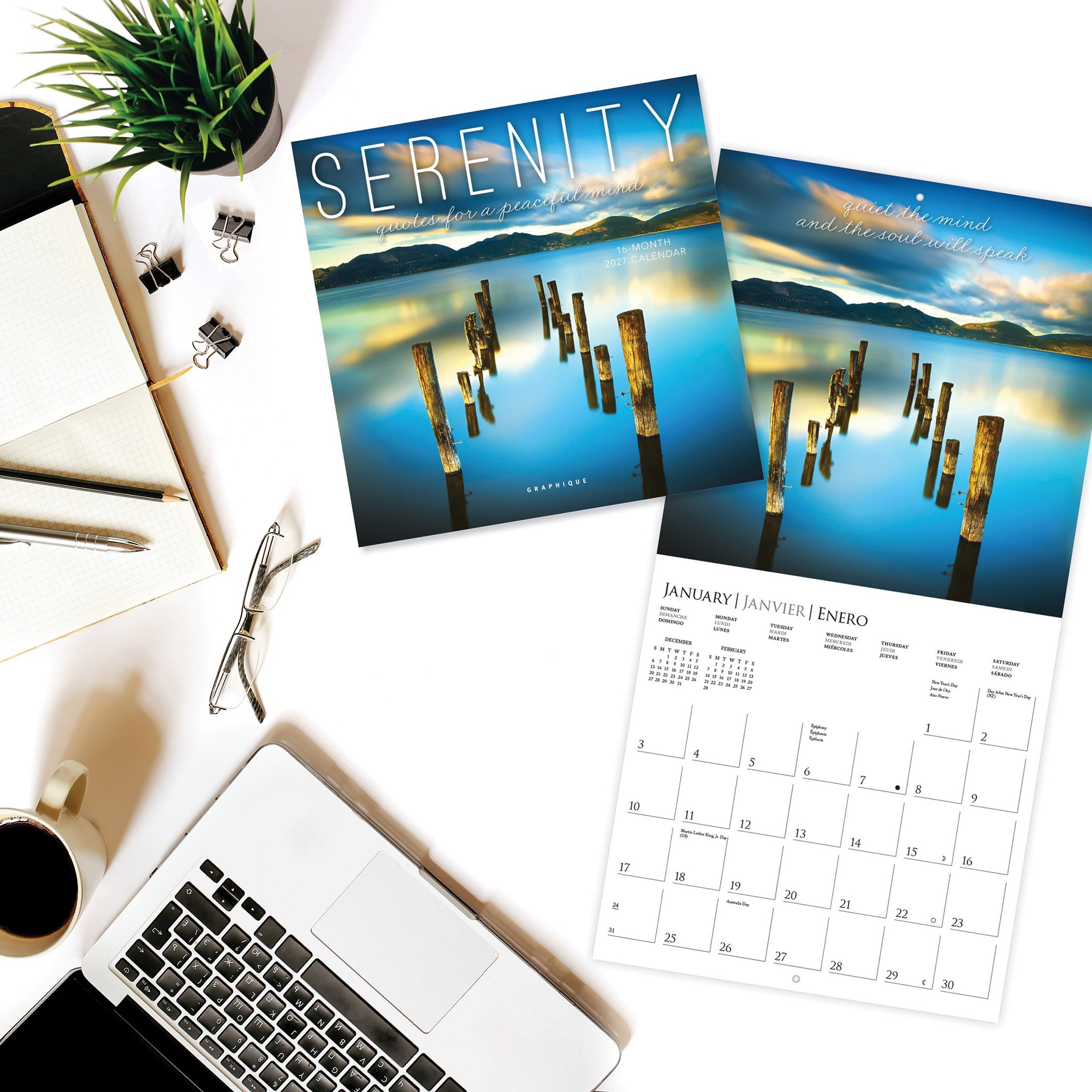 Serenity 2027 Mini Calendar - Online Only