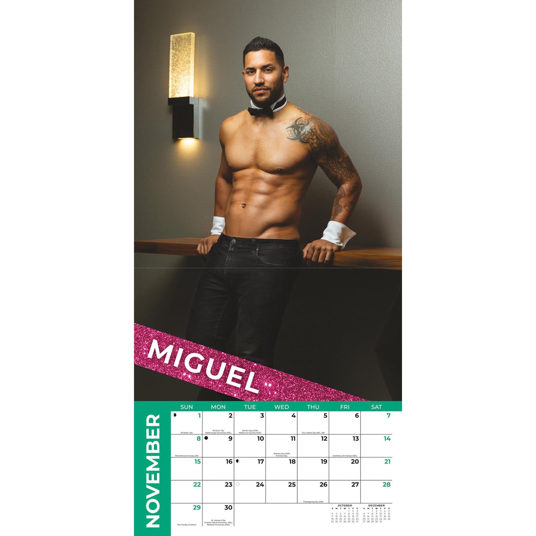 Calendrier mural Chippendales 2026
