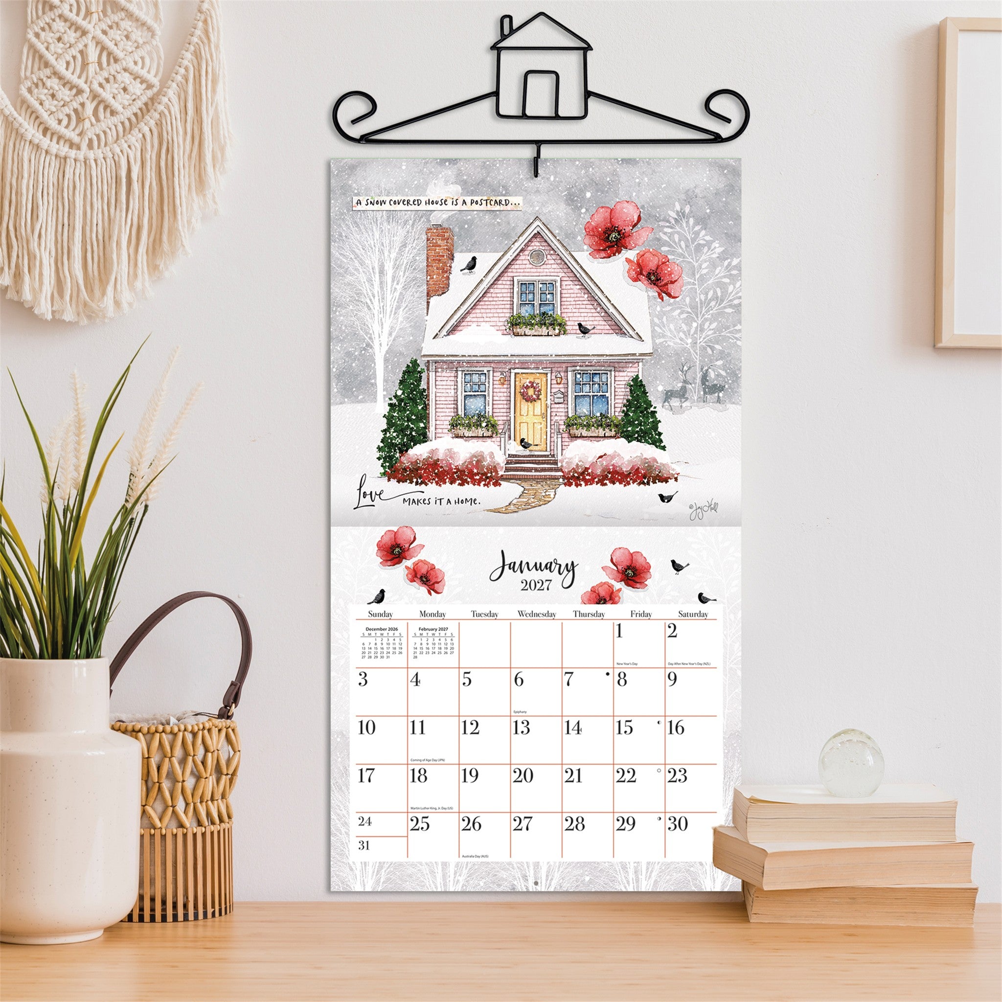 Calendrier Mural 2027 "Bénis Cette Maison" - Exclusivité en ligne