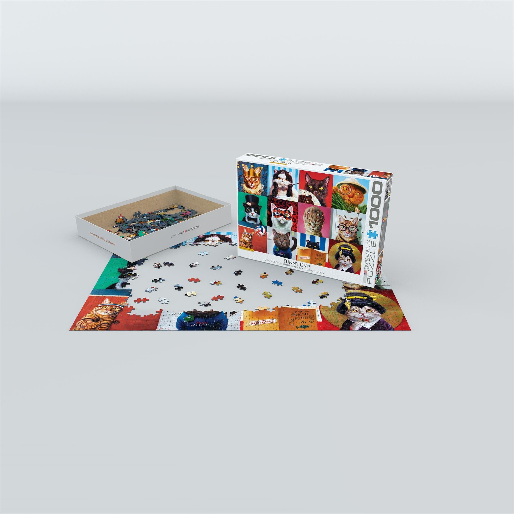 Funny Cats 1000 Piece Puzzle