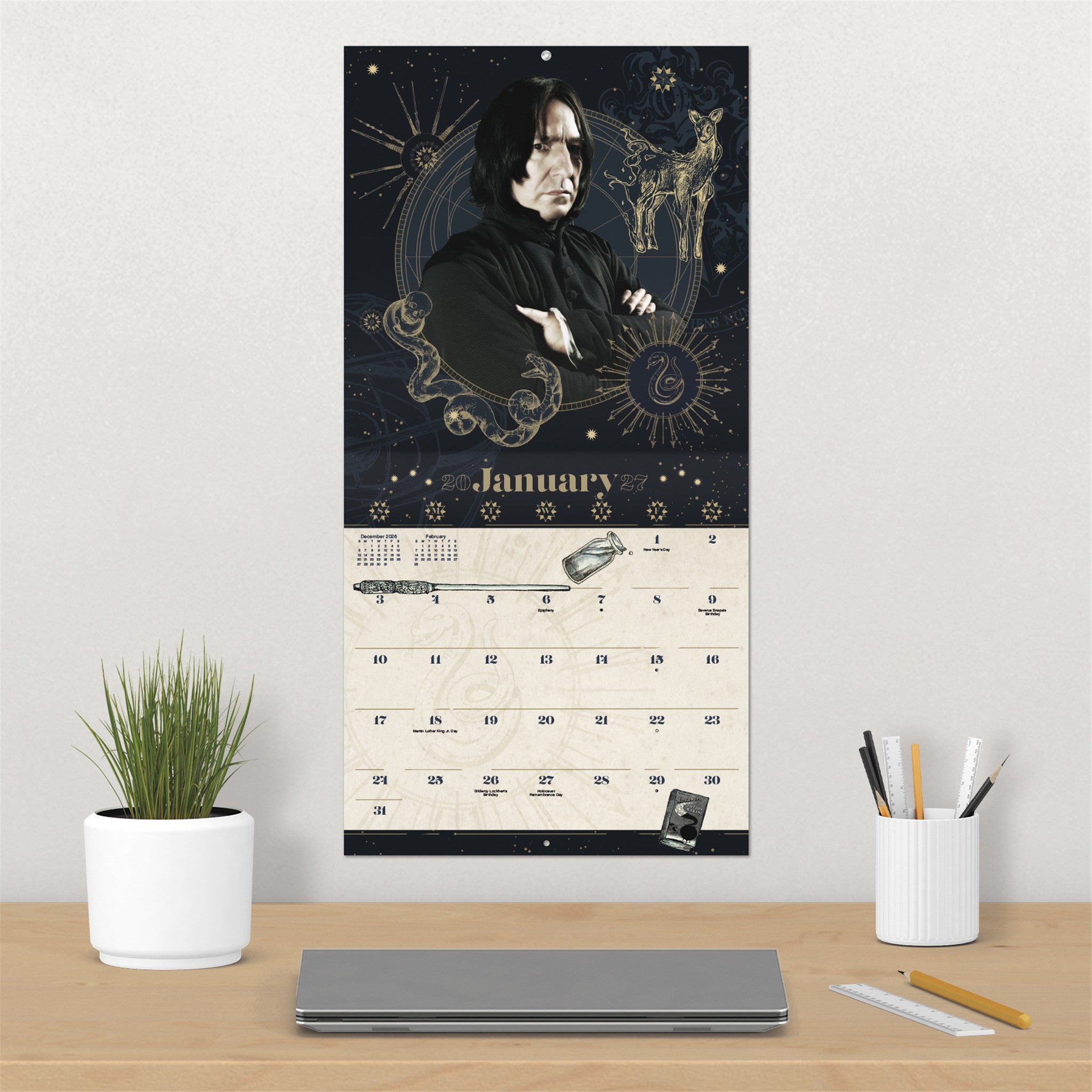 Harry Potter Exclusive with Decal 2027 Wall Calendar
