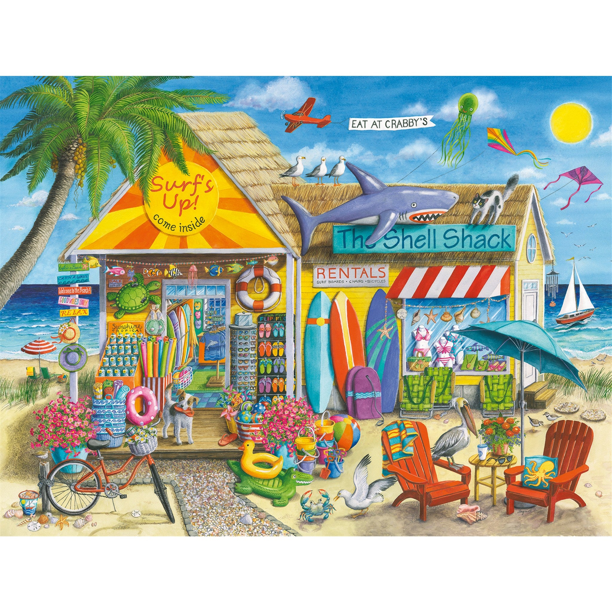 Surf's Up! 1500 Piece Puzzle