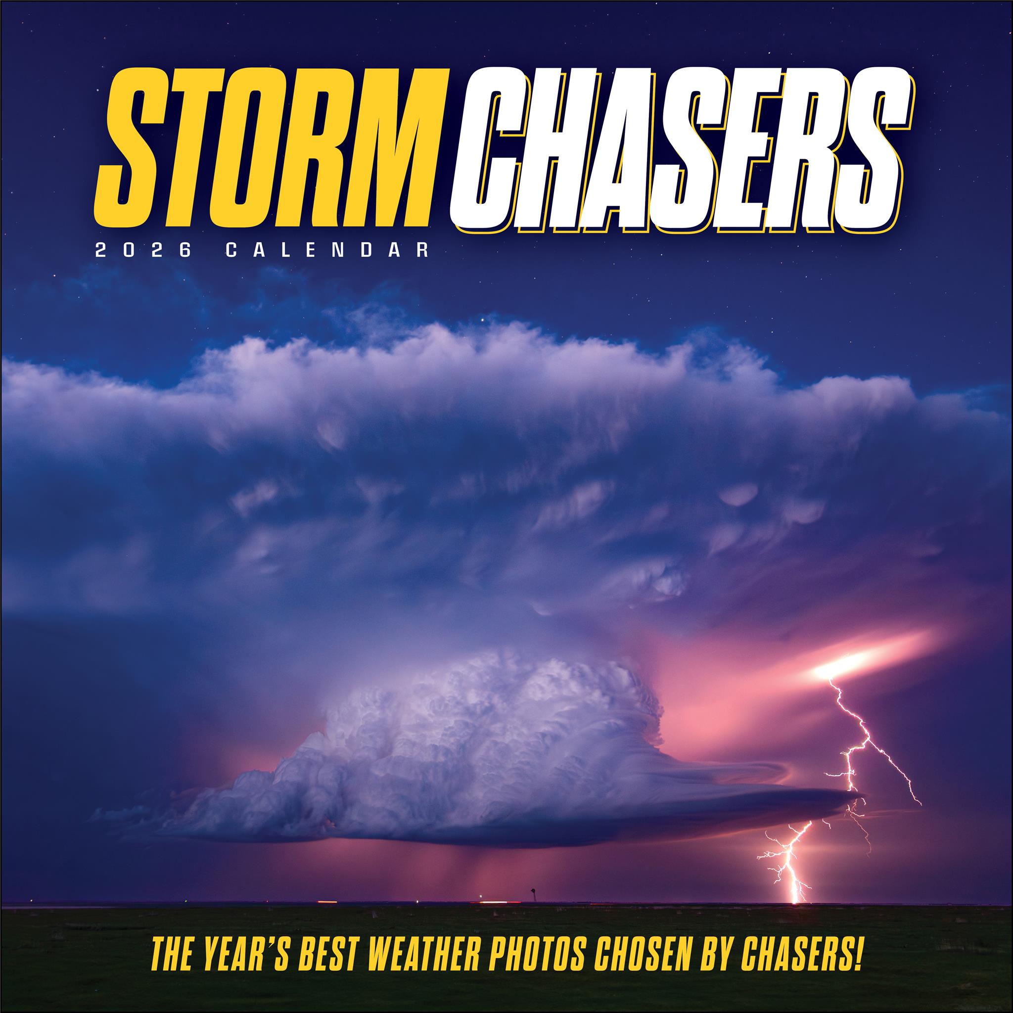 Calendrier mural Storm Chasers 2026 - Disponible uniquement en ligne