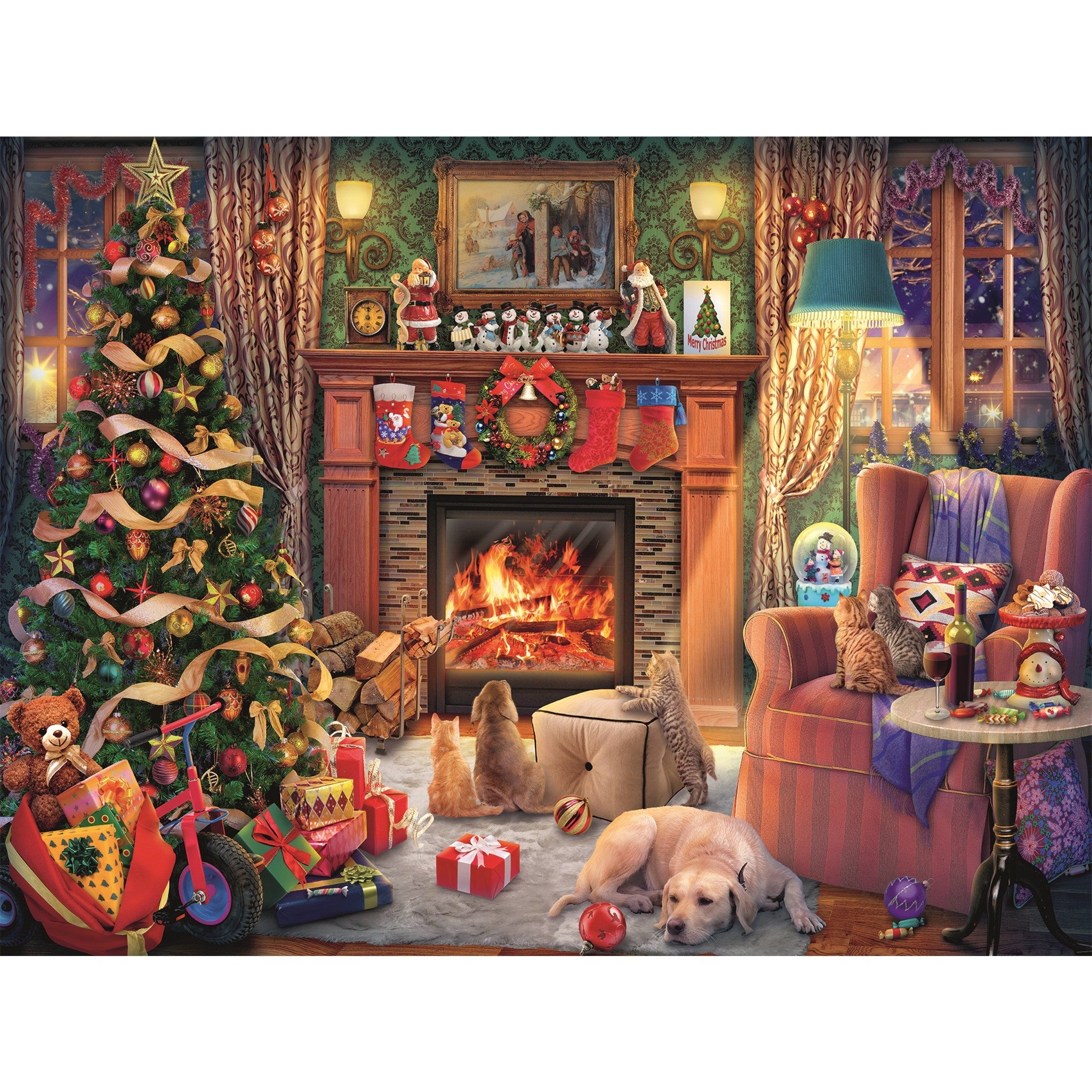 Puzzle de 1500 pièces pour la veille de Noël