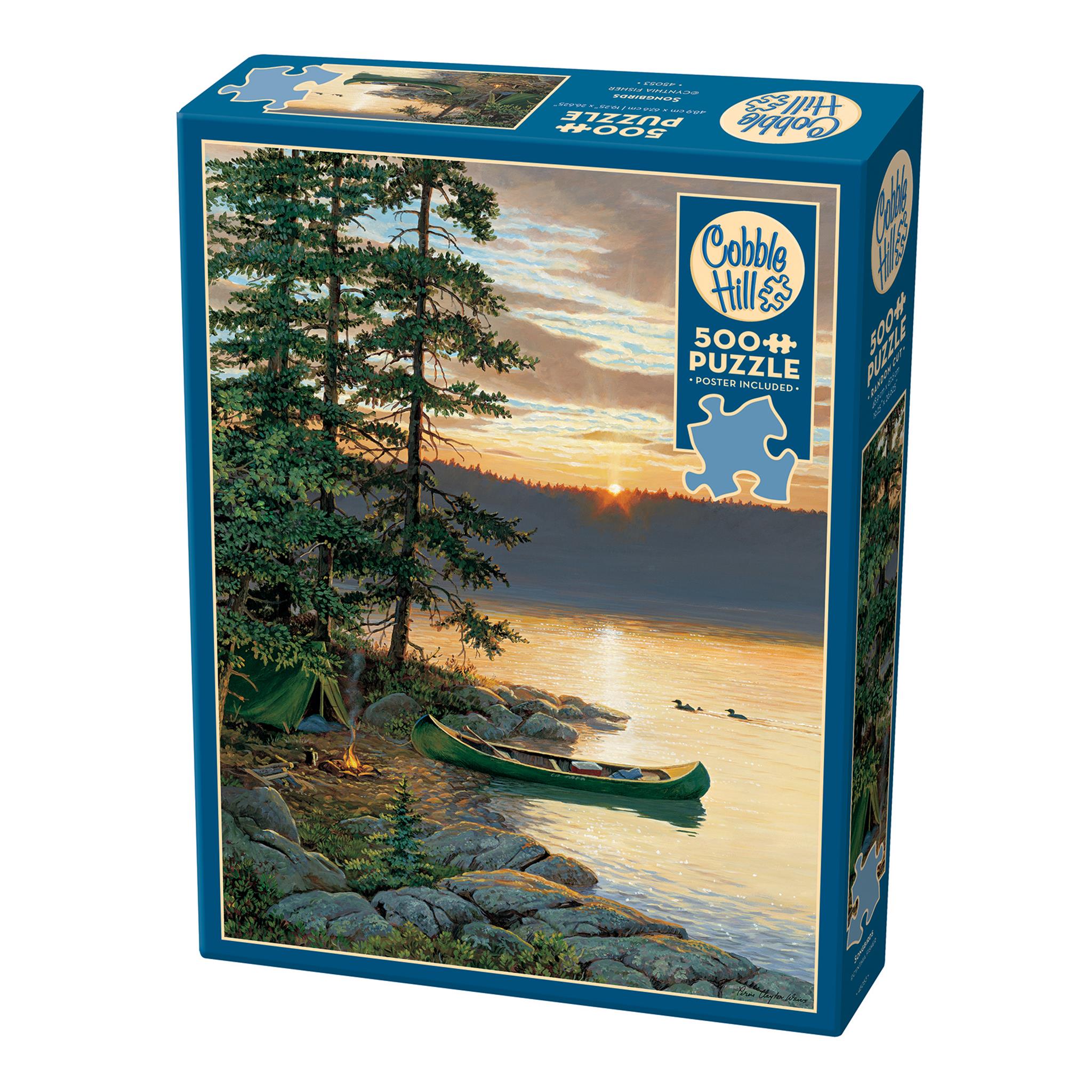 Puzzle de 500 pièces Canoe Lake Cobble Hill