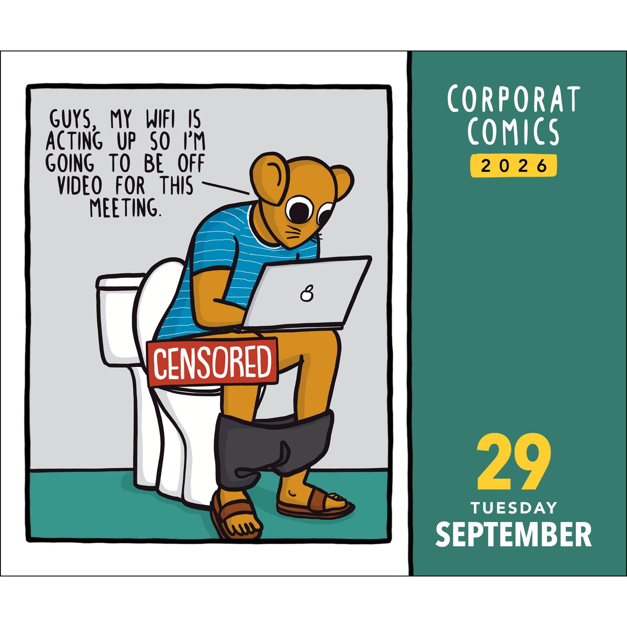Corporat Comics 2026 Box Calendar