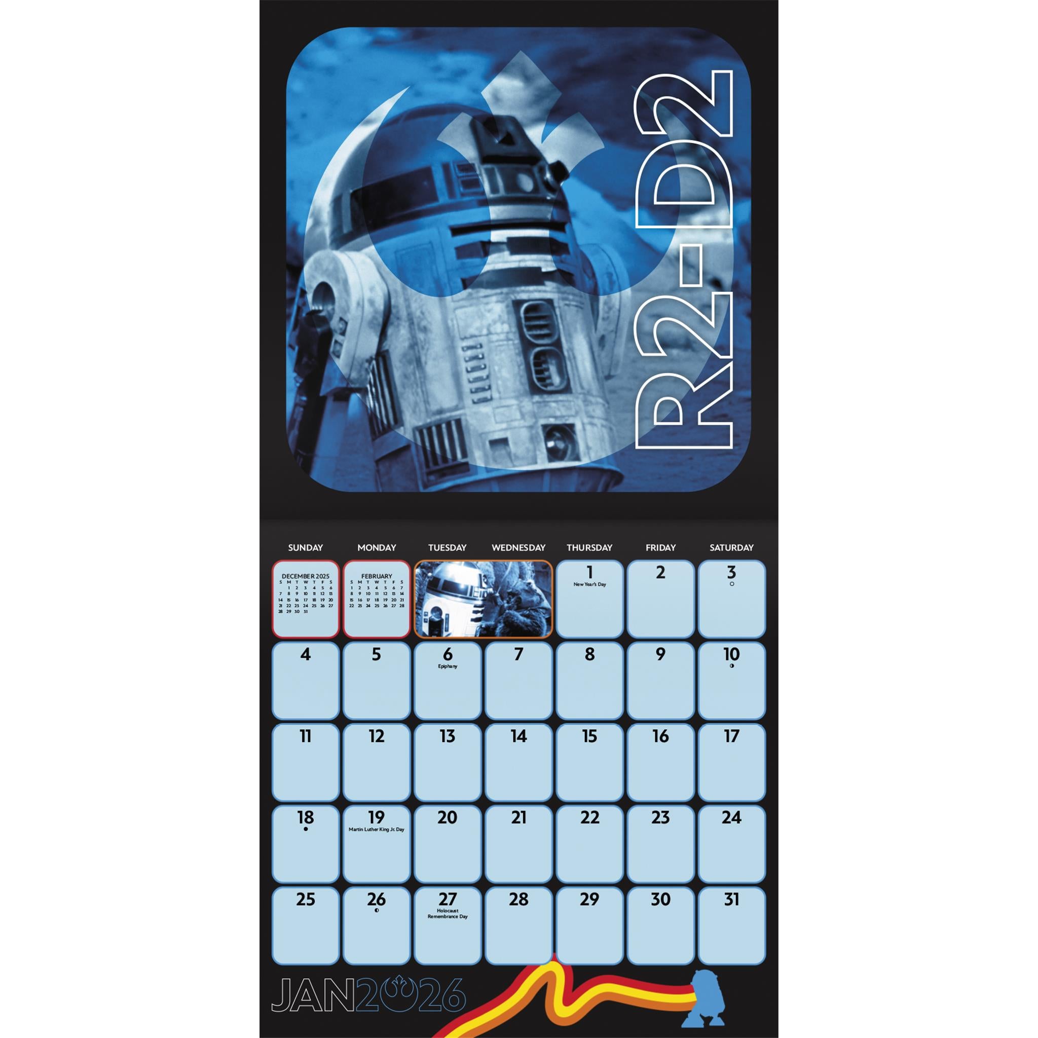 Star Wars 2026 Mini Calendar
