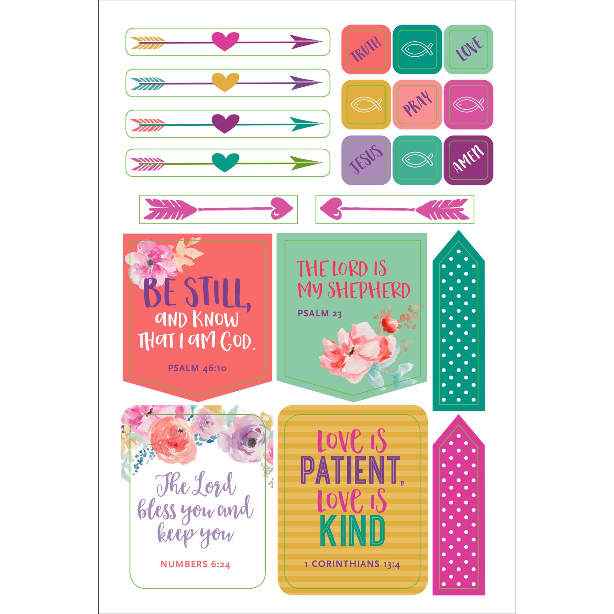 Autocollants pour agenda de foi